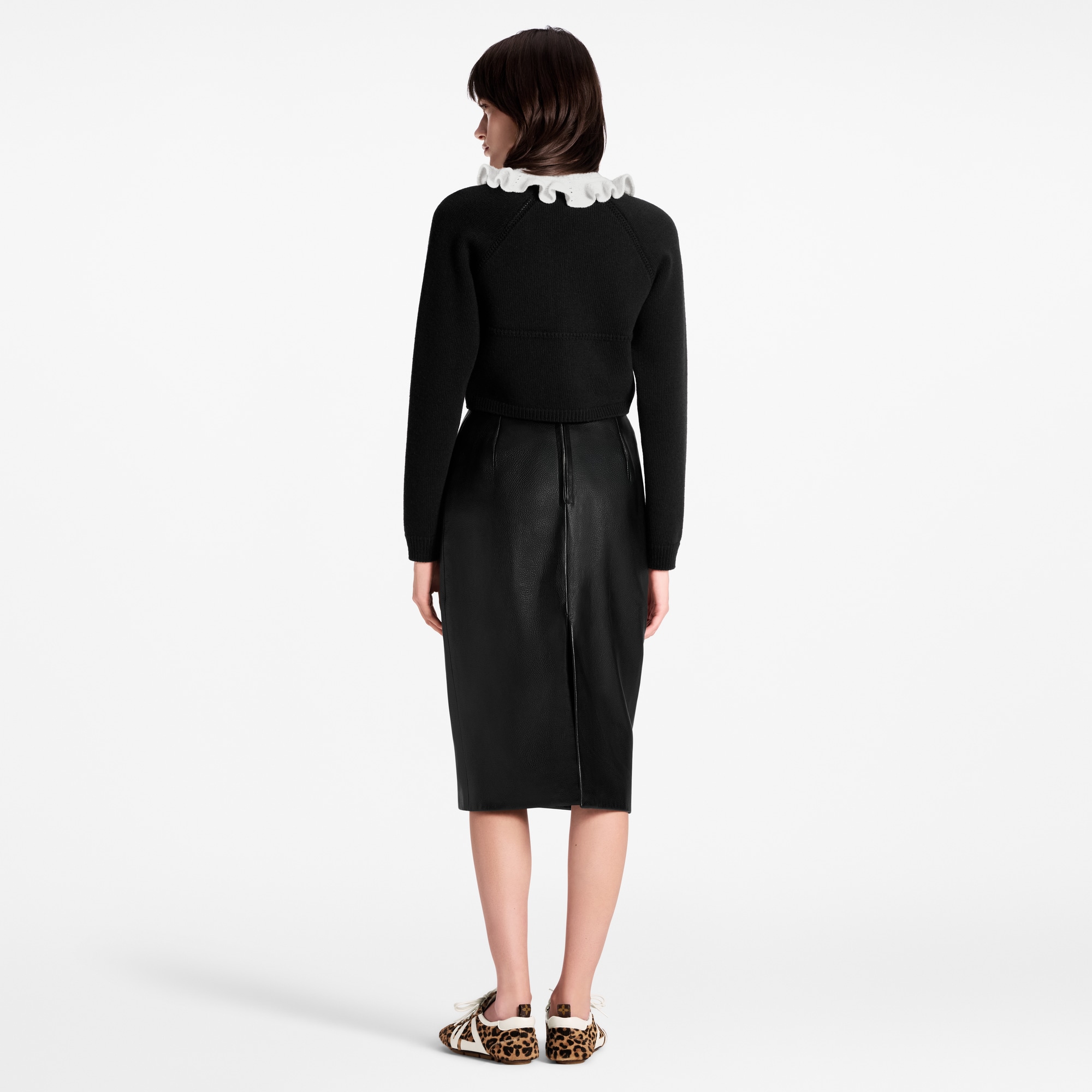 荷葉邊衣領開襟外套  in 女士