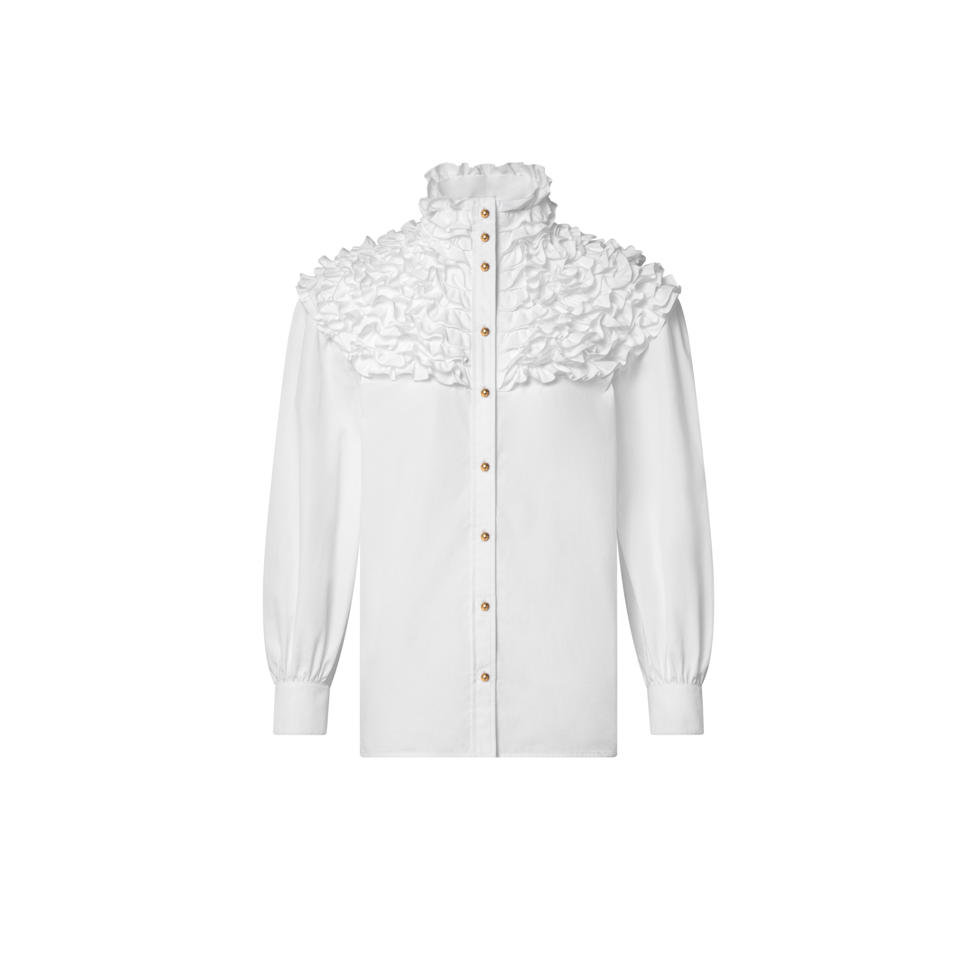 荷葉邊衣領襯衫  in 女士