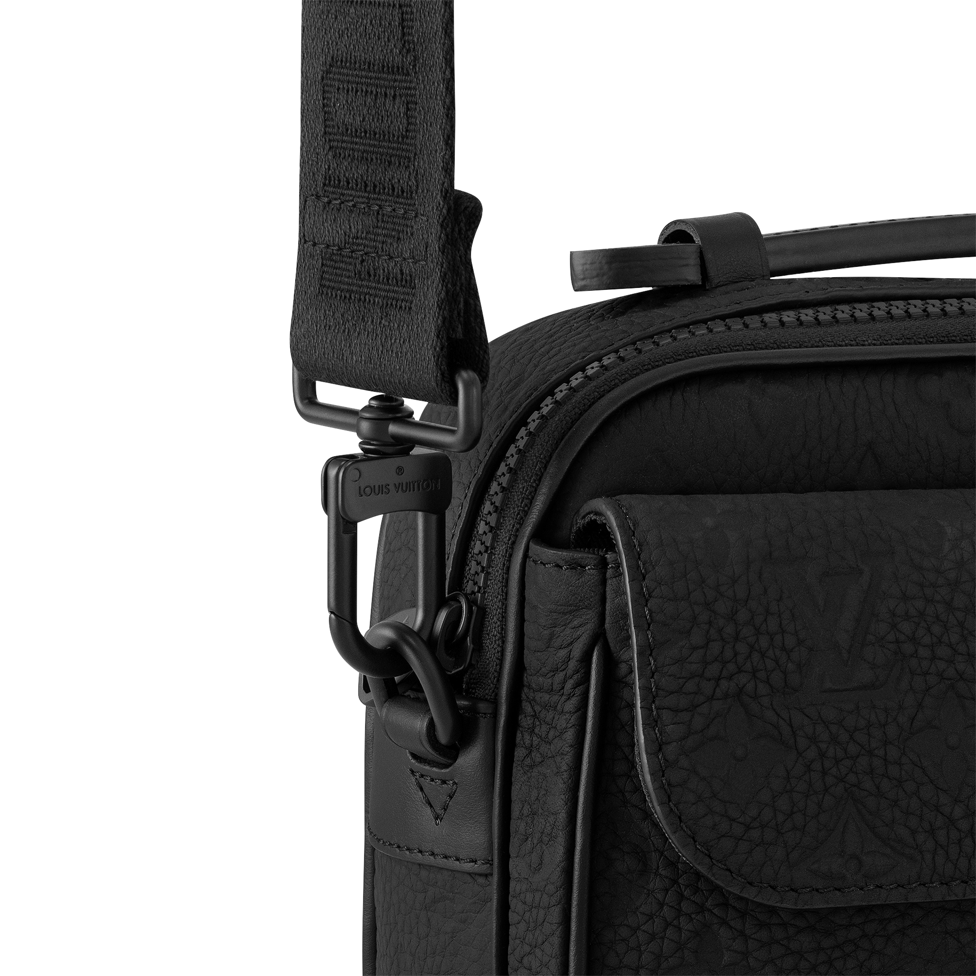 S Lock 郵差包 Monogram Taurillon 皮革 in 男士