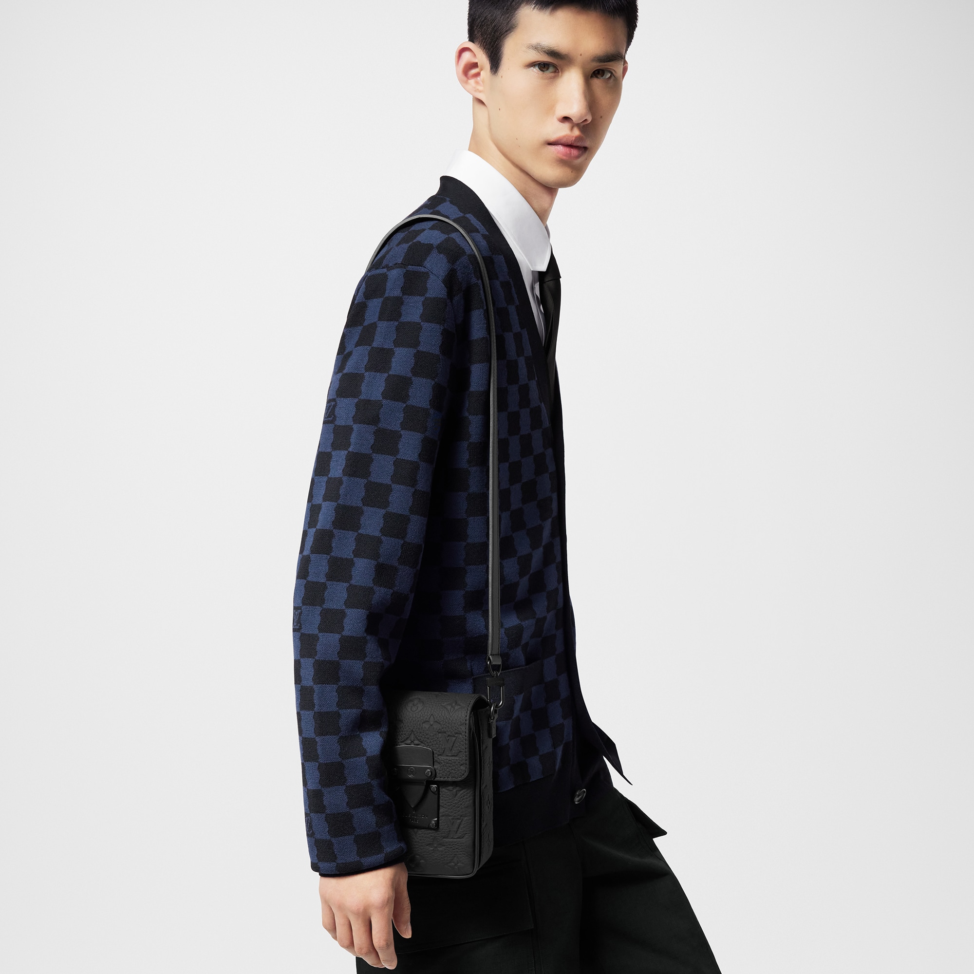 S-Lock Vertical wearable wallet Monogram Taurillon Leather in Men