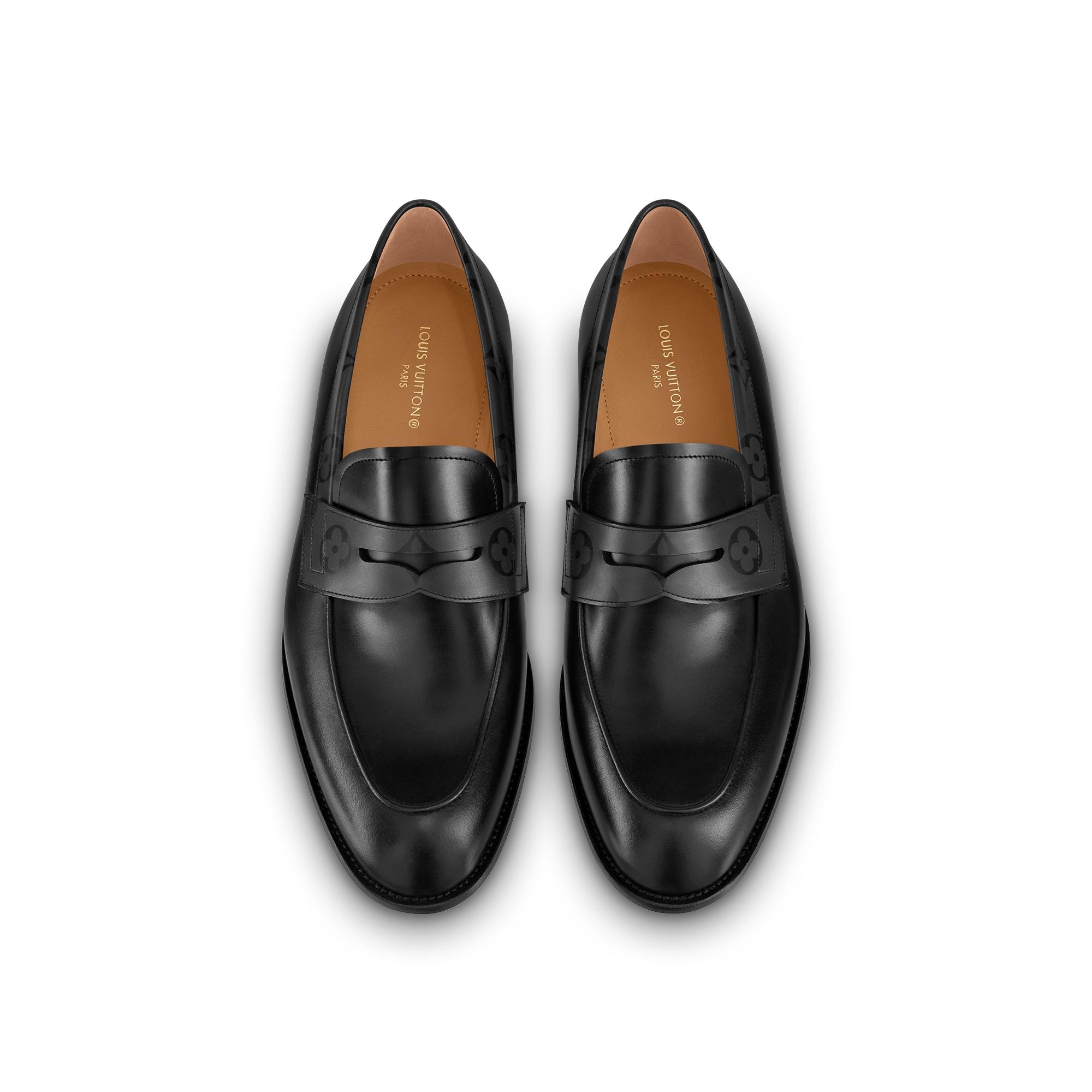 louis vuitton leather loafers