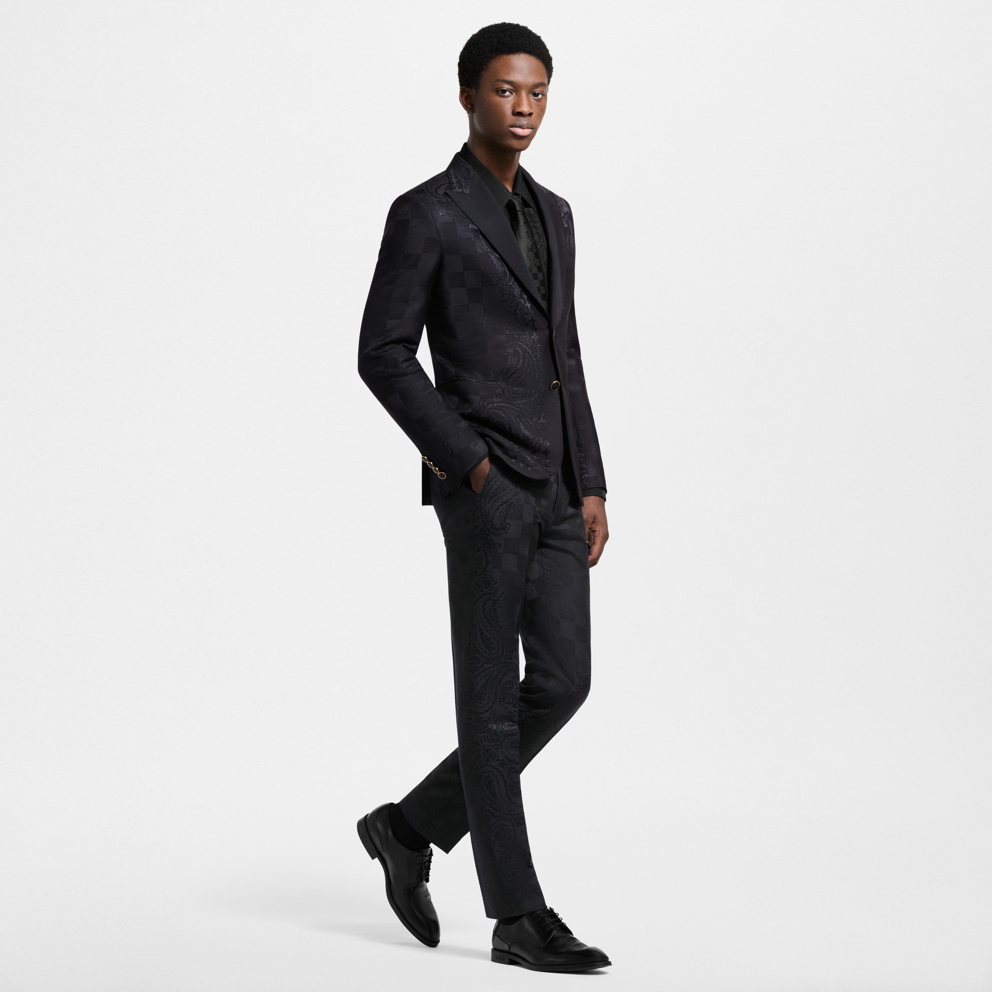 Satin Cigarette Evening Pants  in Men