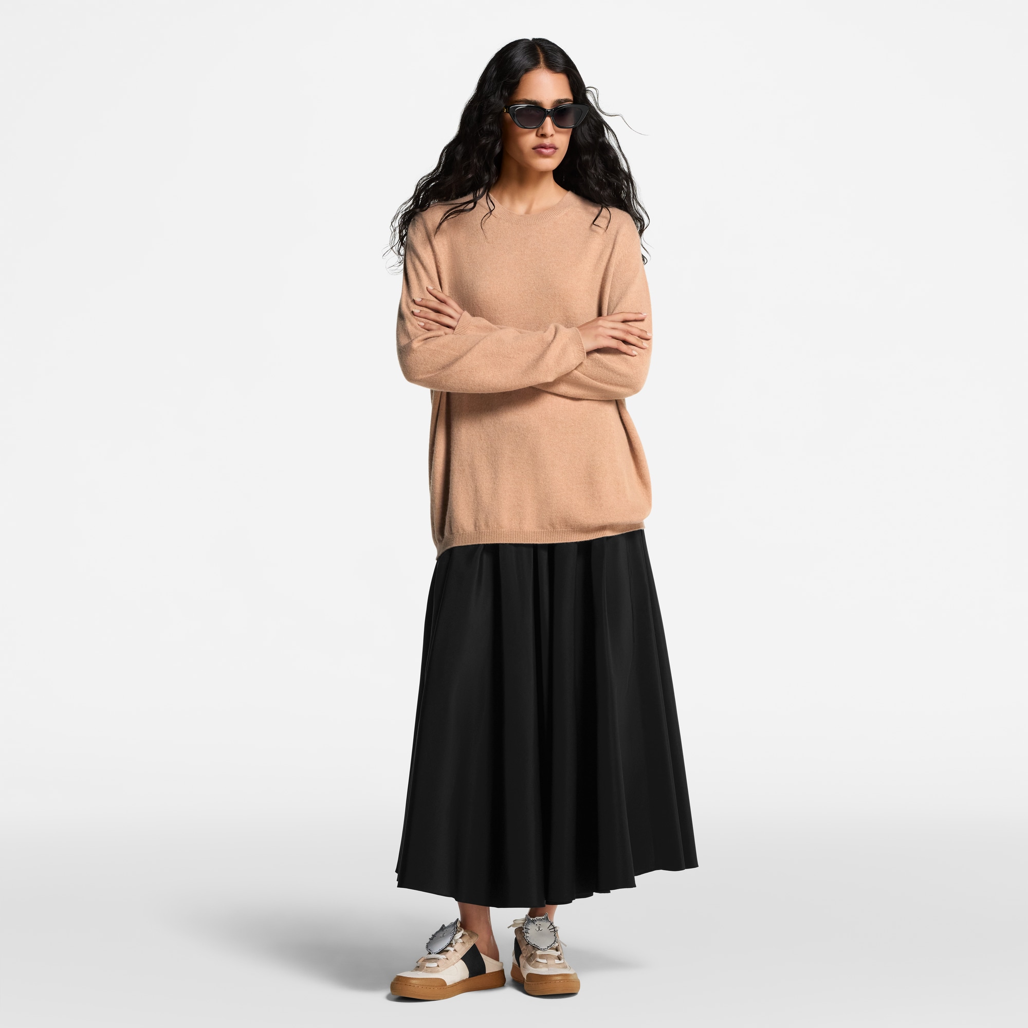 無縫山羊絨套頭衫  in 女士