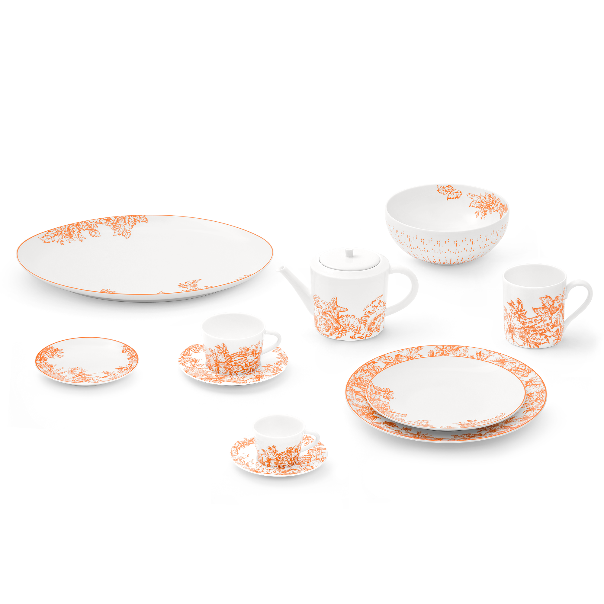 LV By The Pool 配菜餐碟兩件套裝  in 行李箱、旅行用品及家居精品