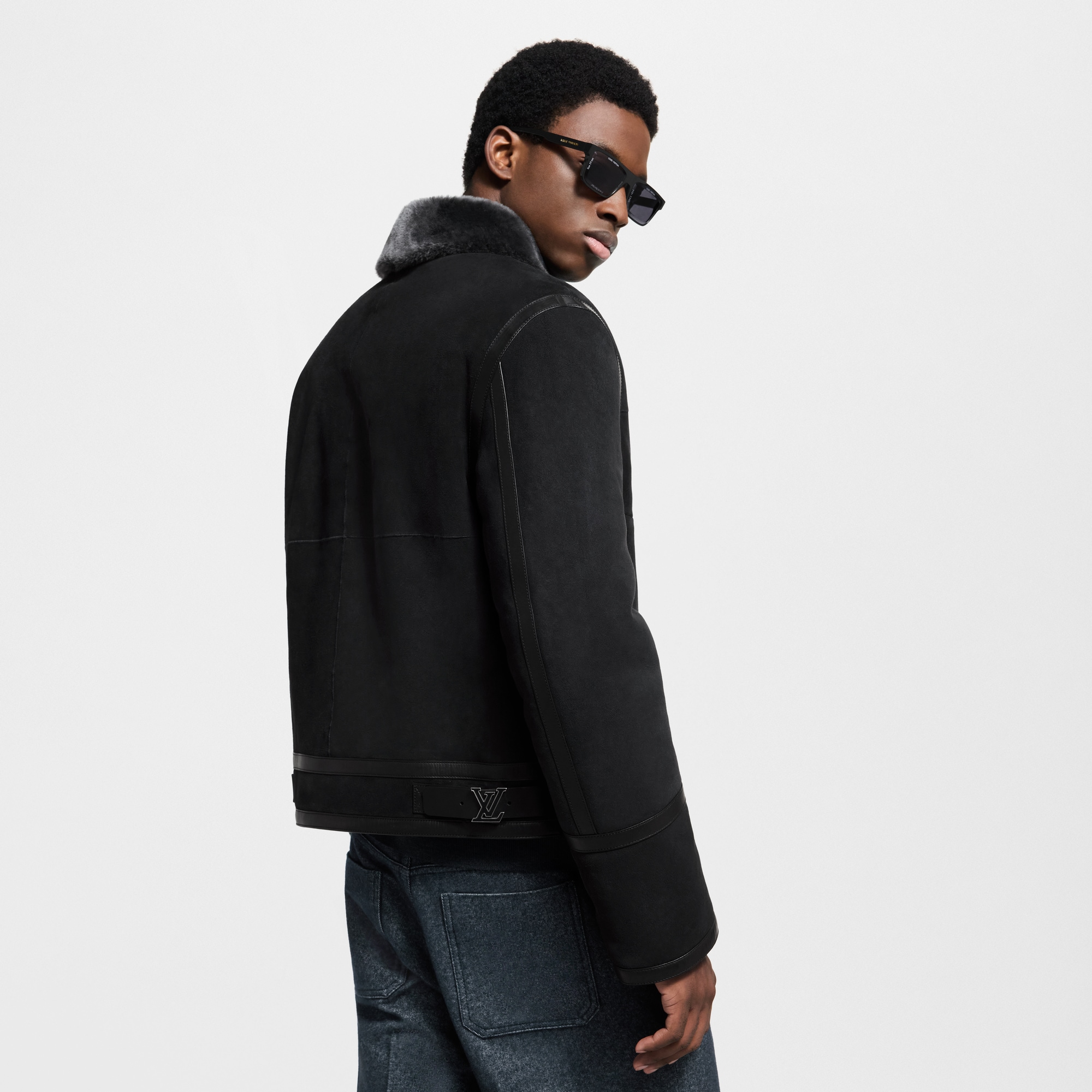 Shearling Blouson  in Men