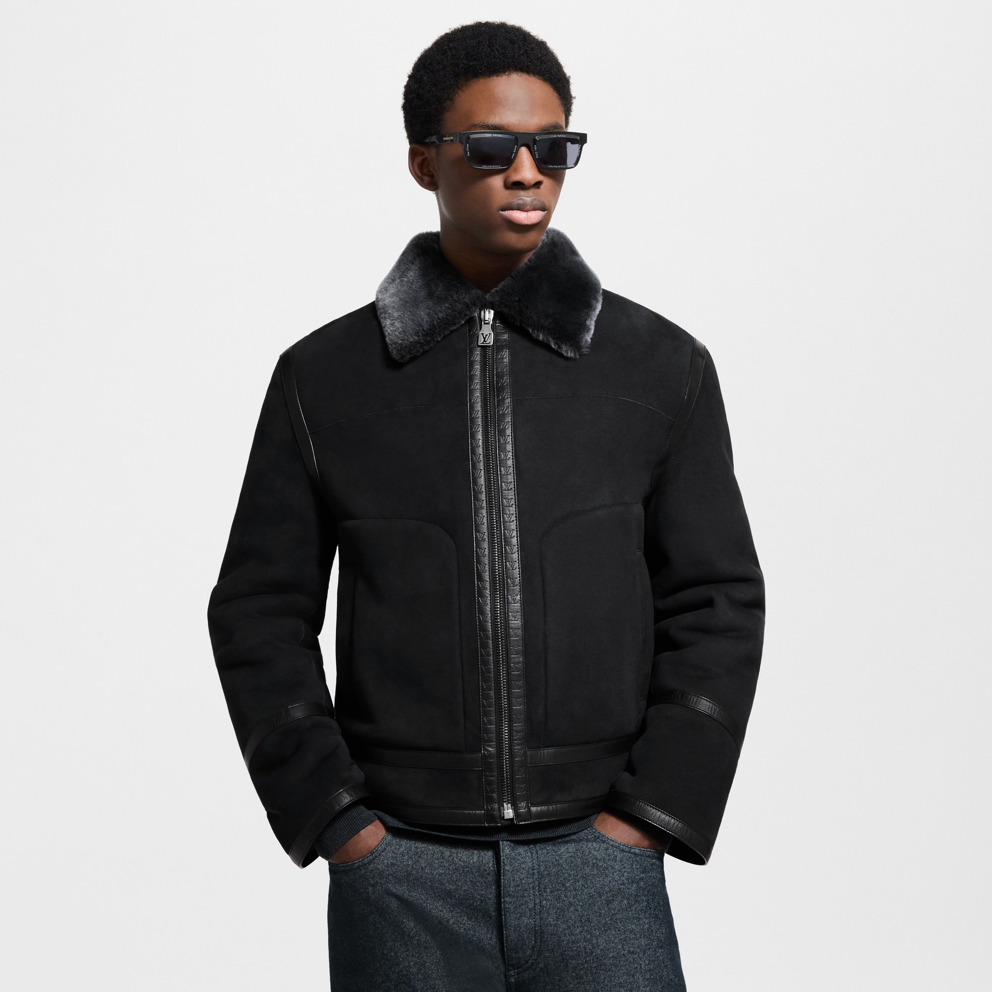 Shearling Blouson  in Men