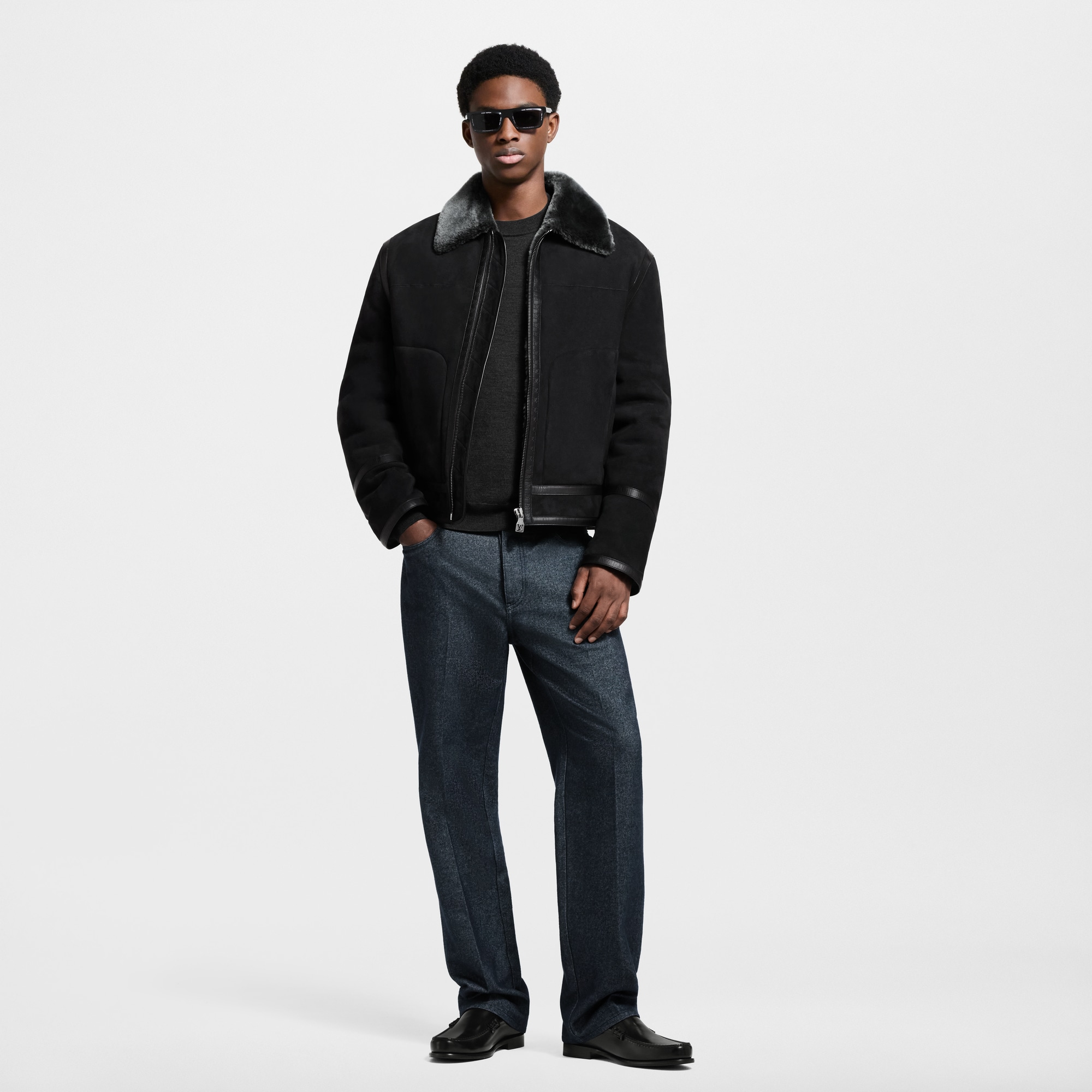 Shearling Blouson  in Men