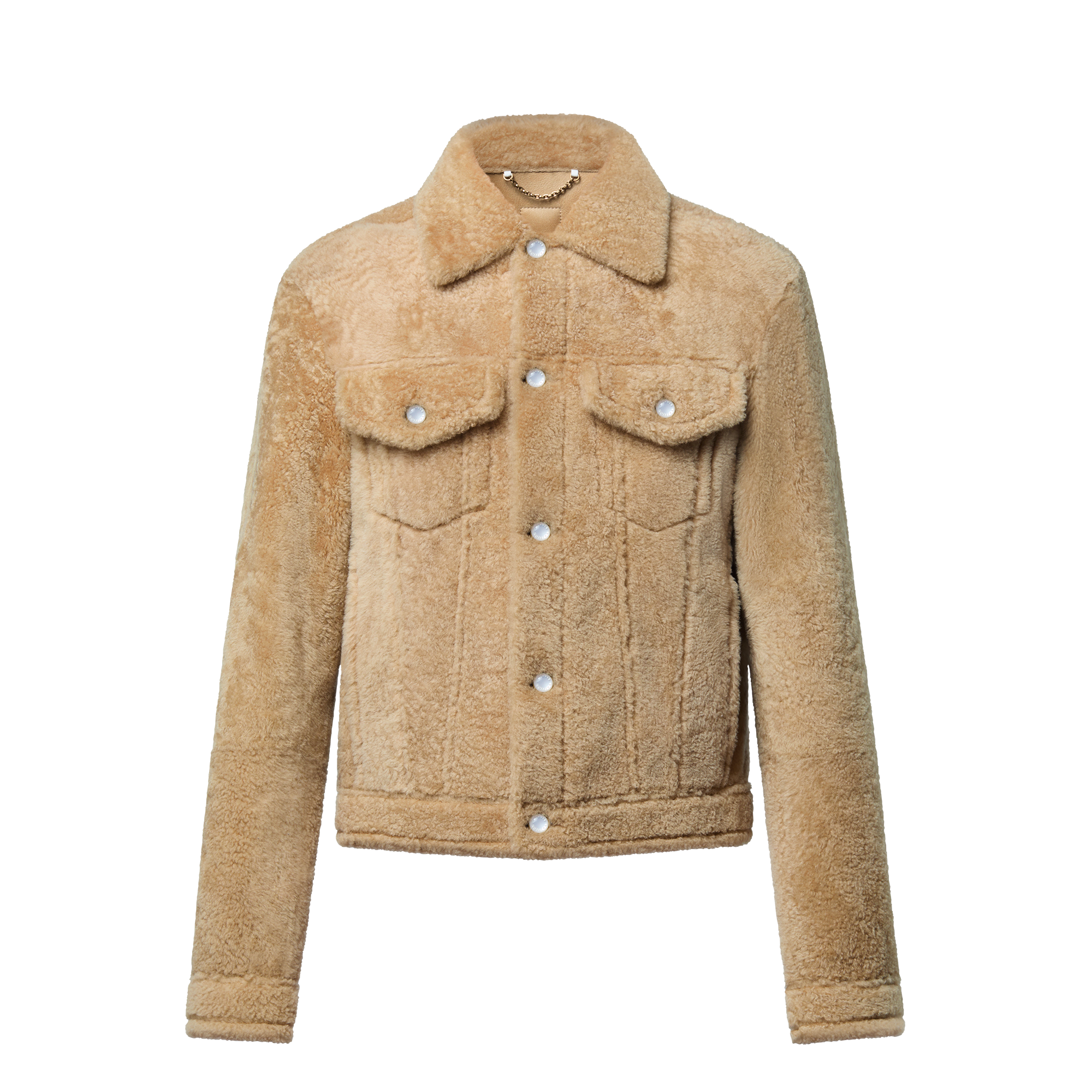 Shearling Trucker Jacket  in Men
