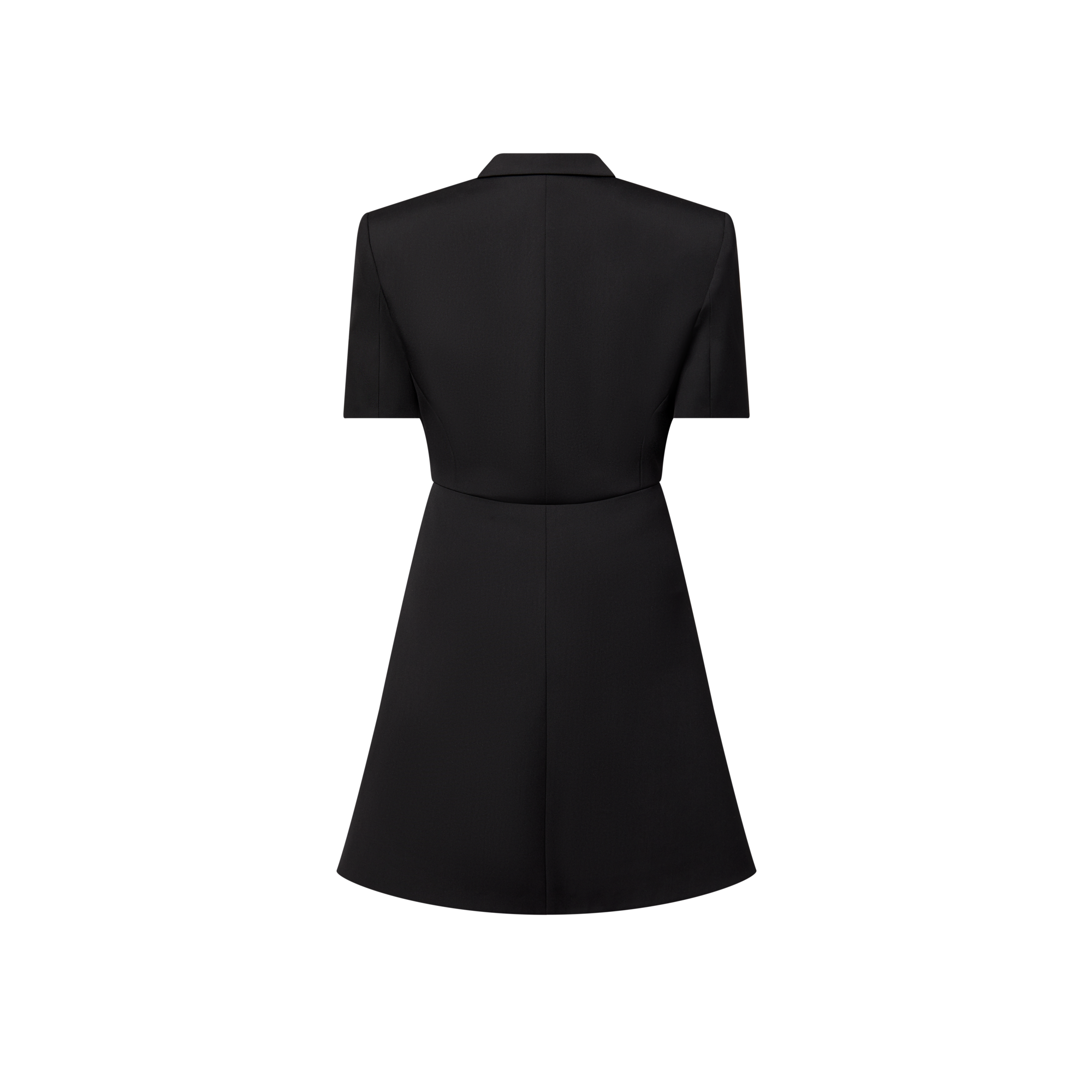 短袖西裝剪裁裹式連身裙  in 女士