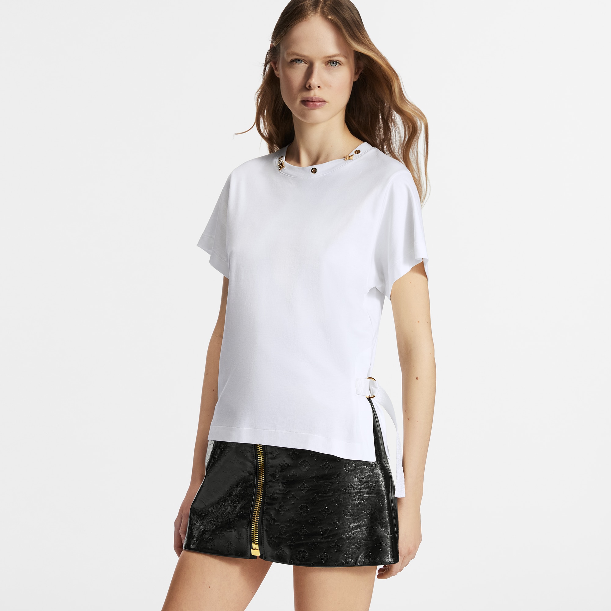 Side Strap T-Shirt  in Women