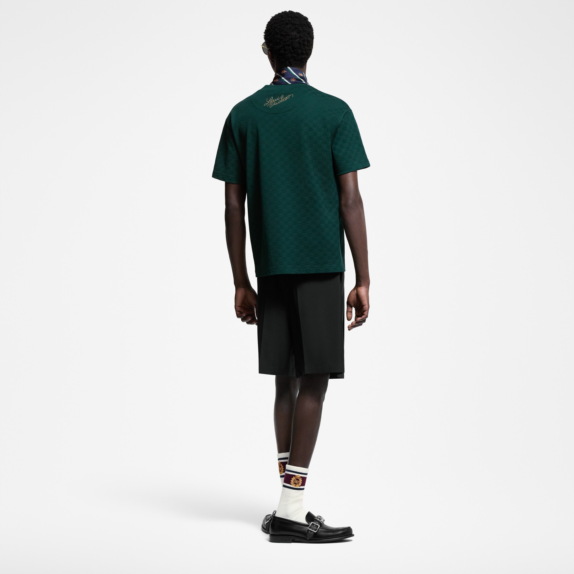 標誌貼章棉質 T 恤  in 男士