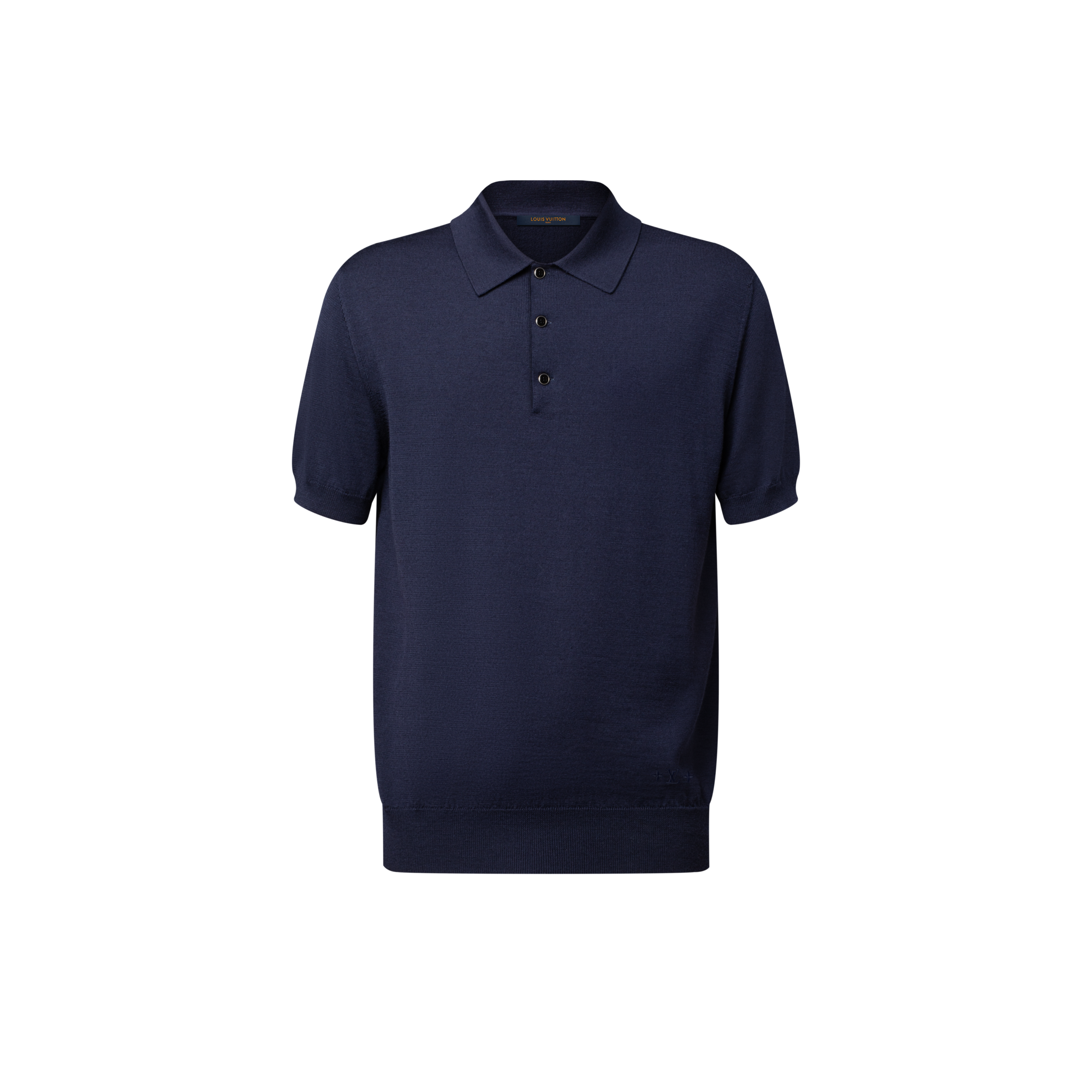 標誌絲質混紡短袖 Polo 衫  in 男士