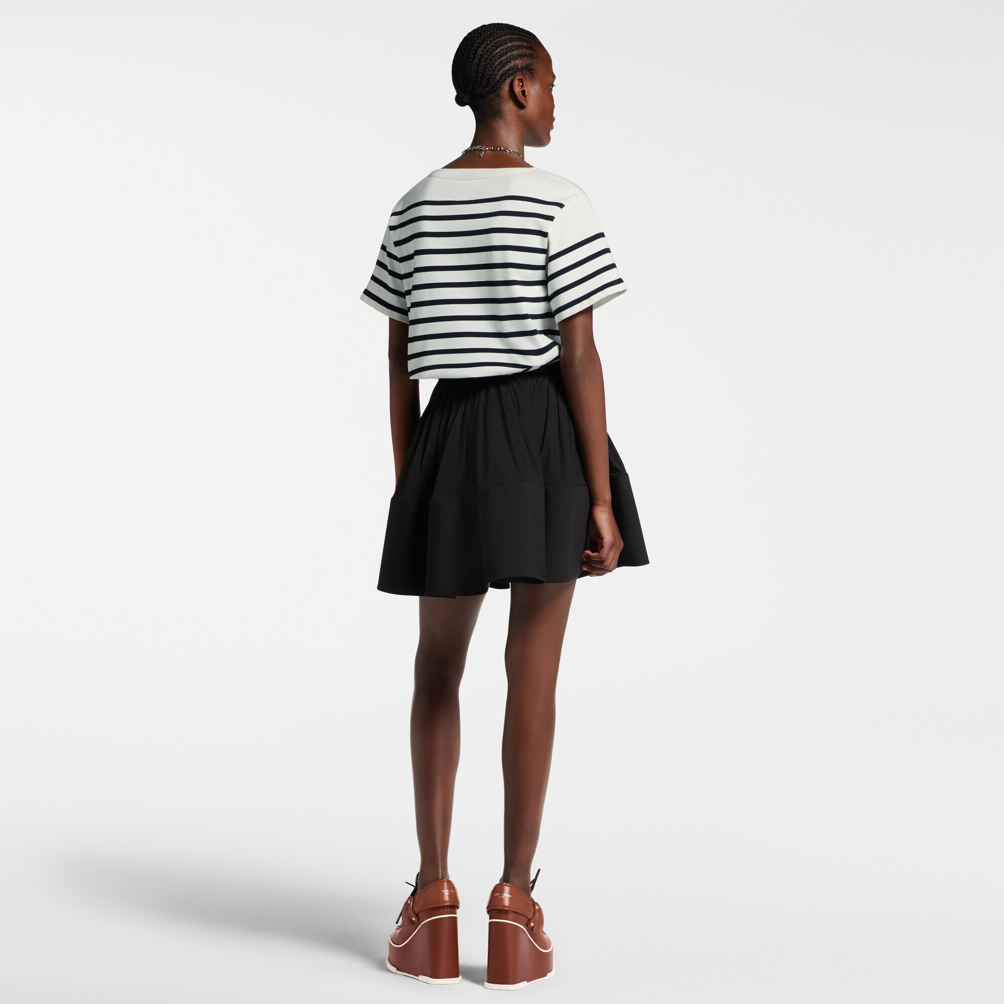 標誌條紋針織上衣  in 女士