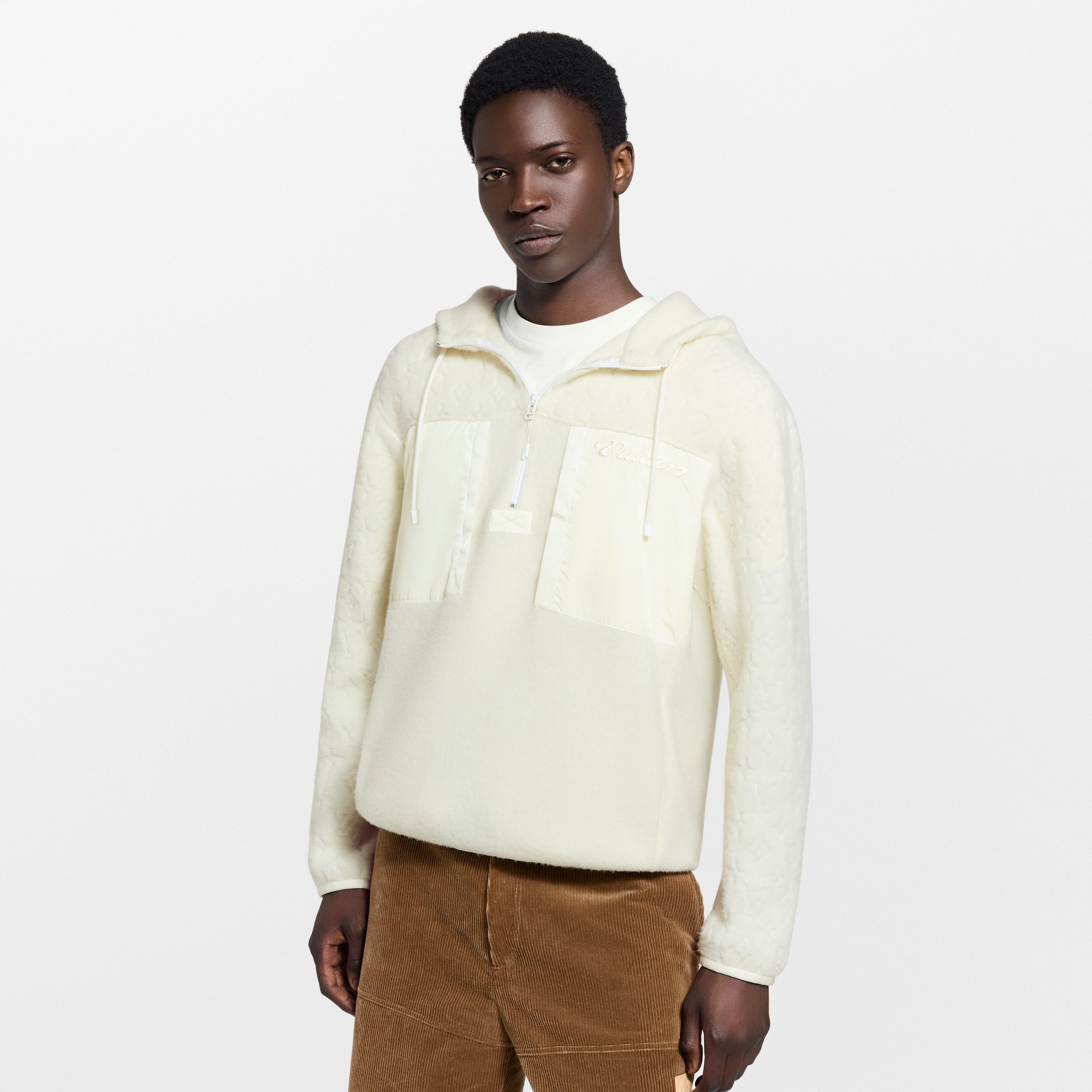 Signature Technical Wool Pile Hoodie  in New