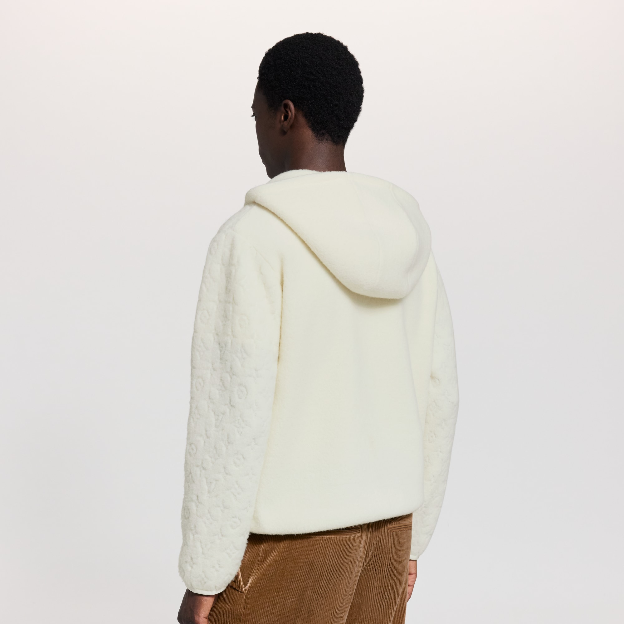 Signature Technical Wool Pile Hoodie  in New