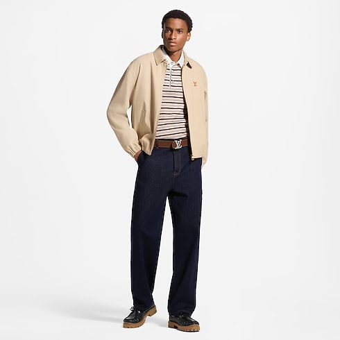 Signature Turnup Denim Carpenter Pants worn view
