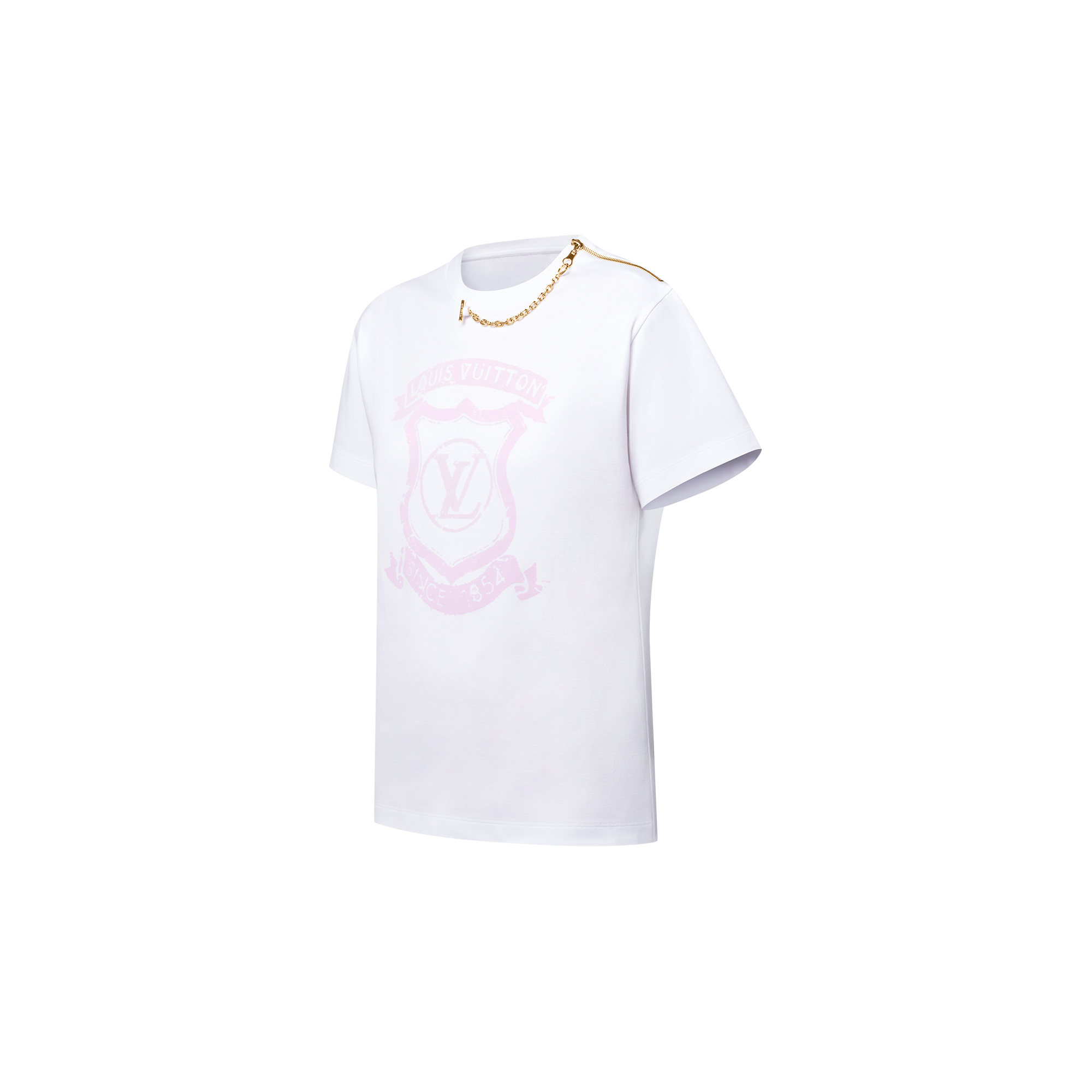 標誌拉鏈細節 T 恤  in 女士