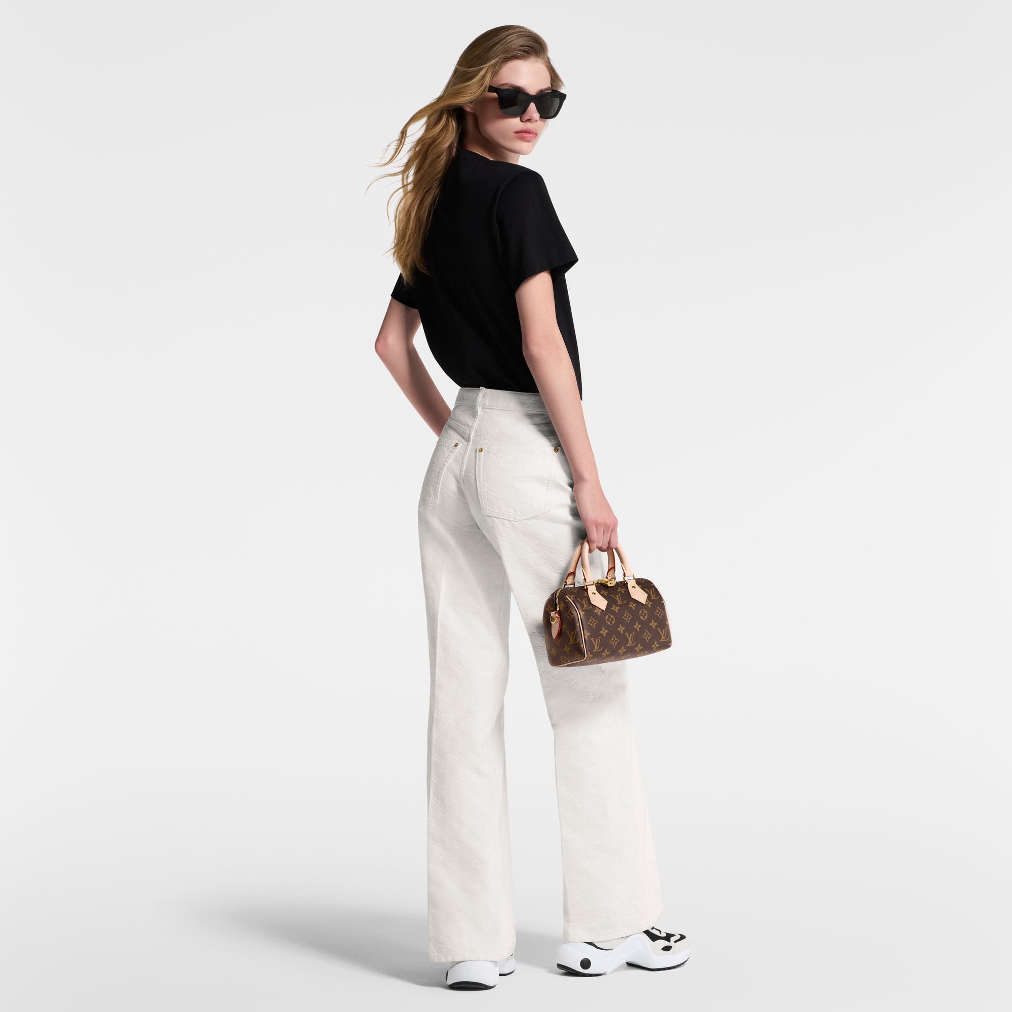 標誌拉鏈細節 T 恤  in 女士