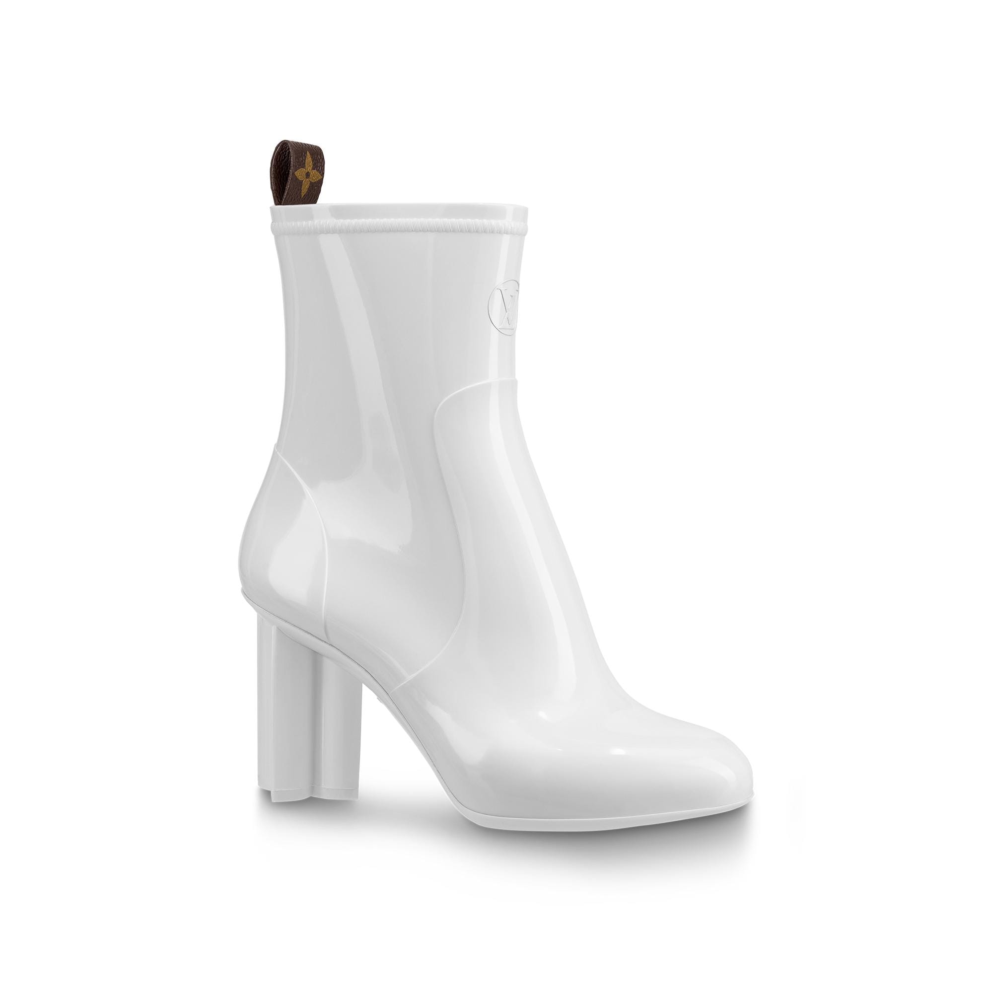 white louis vuitton boots