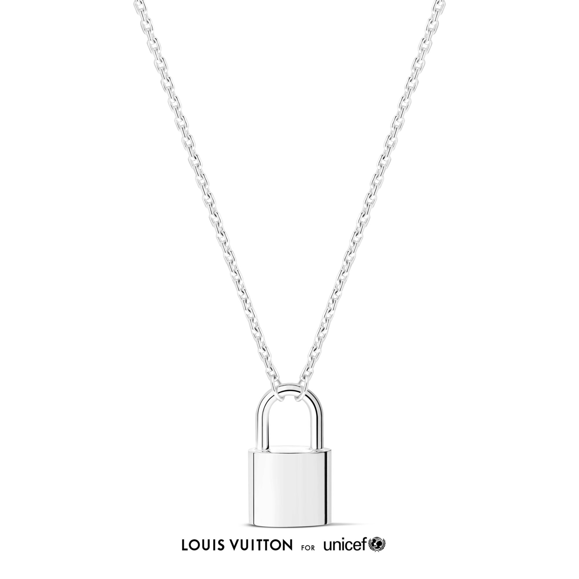 Silver Lockit x Felix Pendant, Sterling Silver and Blue Lacquer  in Jewellery