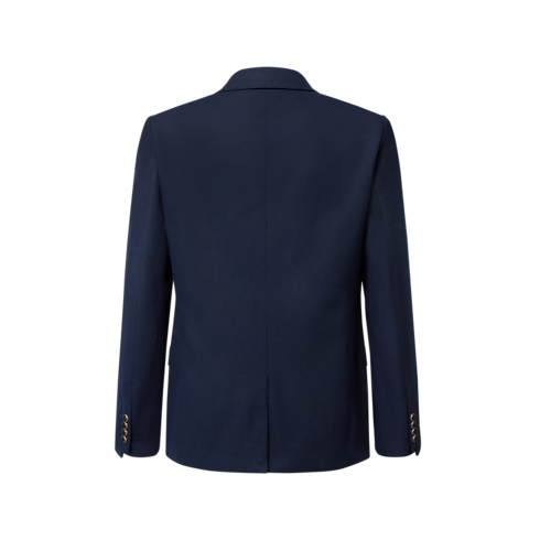 Single-Breasted Denim Notch Lapel Jacket in Men's Ready to Wear Denim collections by Louis Vuitton (Product zoom)