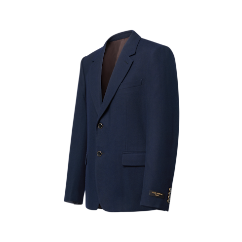 Single-Breasted Denim Notch Lapel Jacket in Men's Ready to Wear Denim collections by Louis Vuitton (Product zoom)