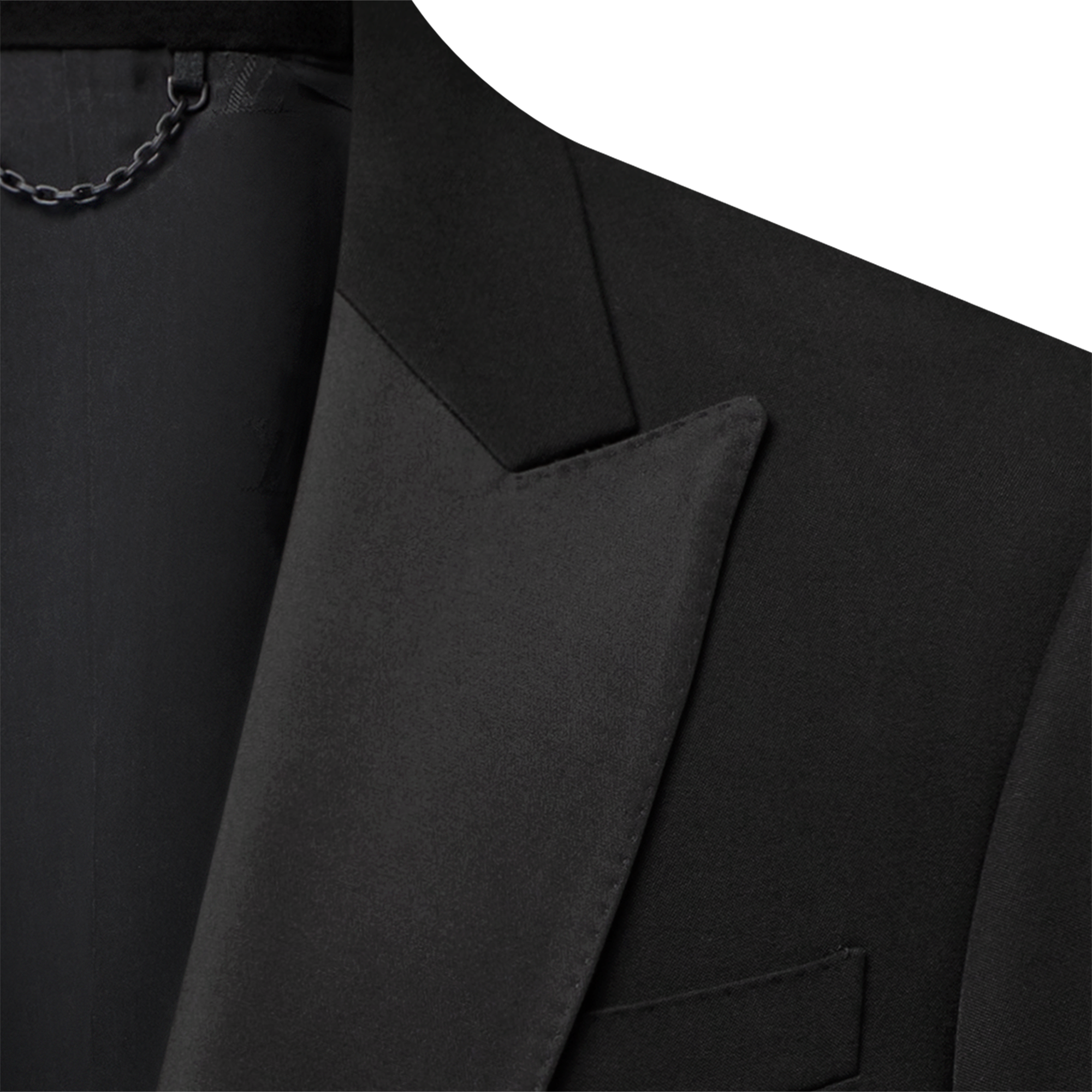 Single-Breasted Tuxedo Jacket  in Men