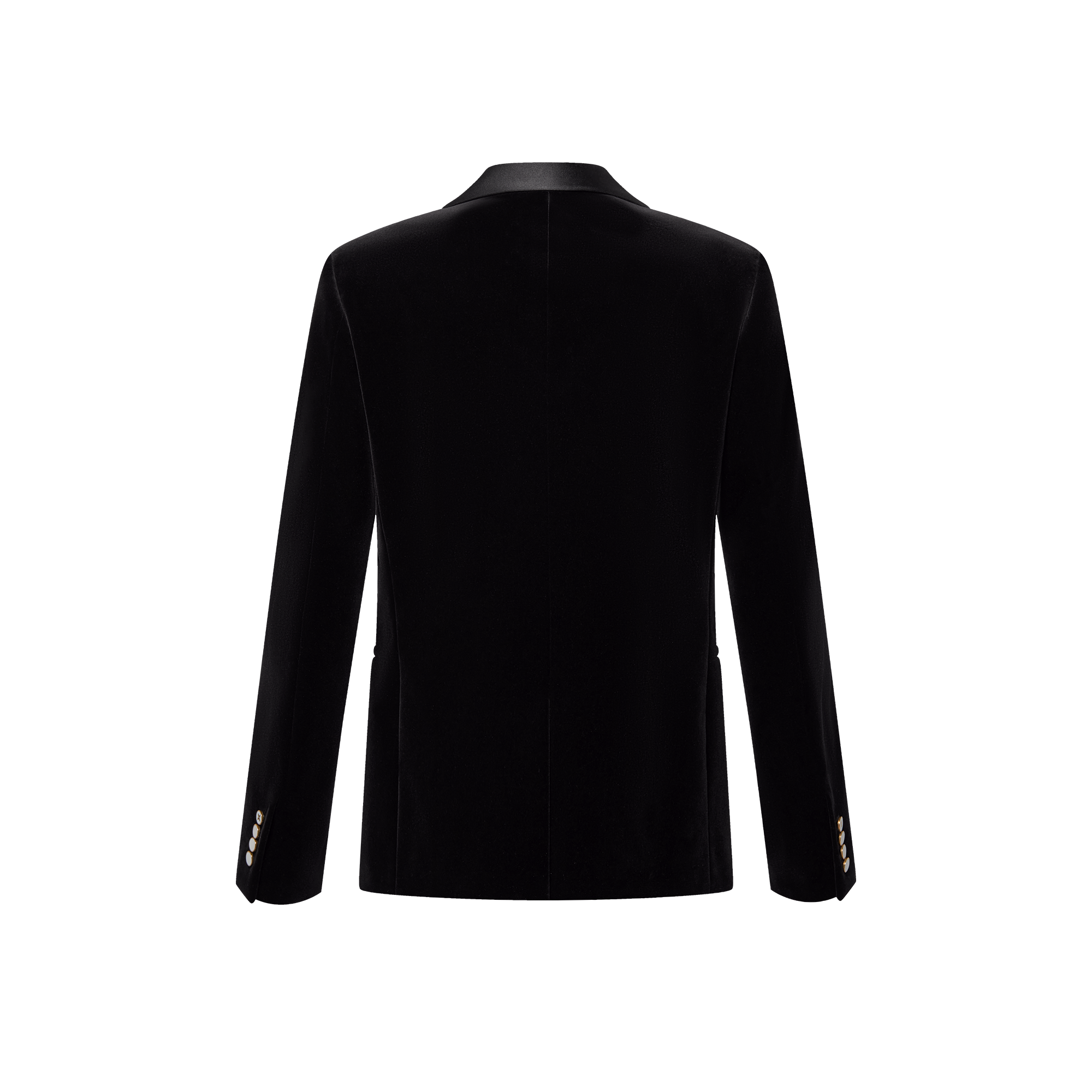 Single-Breasted Velvet Tuxedo Jacket  in Men