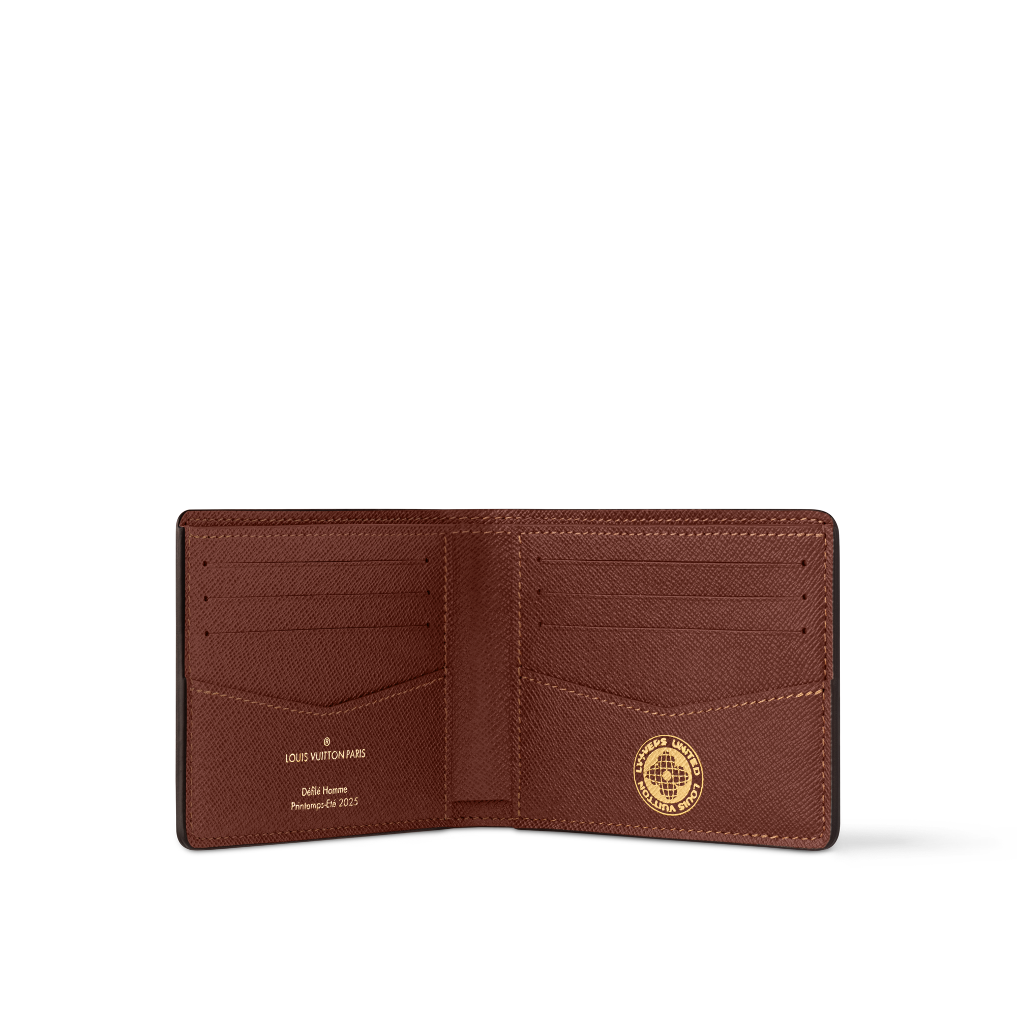 Slender 銀包 Damier Ebène 帆布 in 時尚手袋及小型皮具