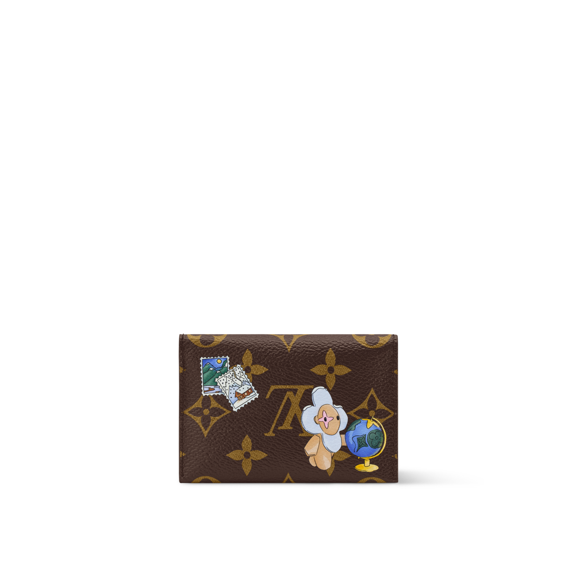 Slim Card Holder Monogram Canvas in Women