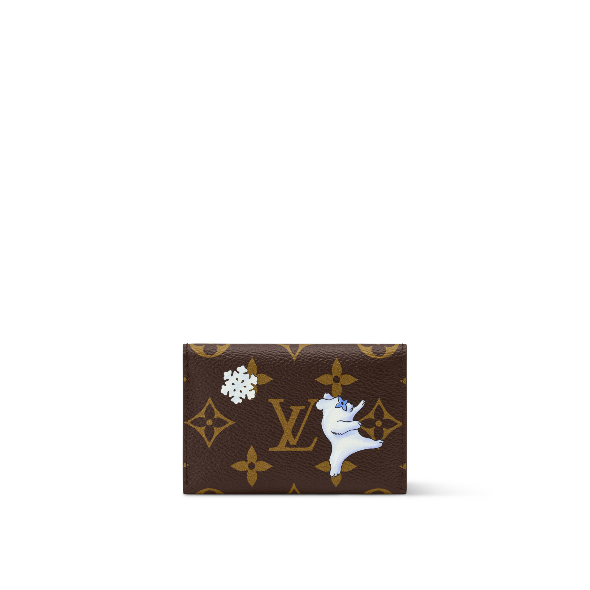 Slim Card Holder Monogram Canvas in Women