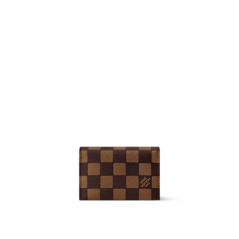 Slim Card Holder Damier Ebène Canvas in Bags and Small Leather Goods's Men Small Leather Goods Card Holders for Men collections by Louis Vuitton (Product zoom)