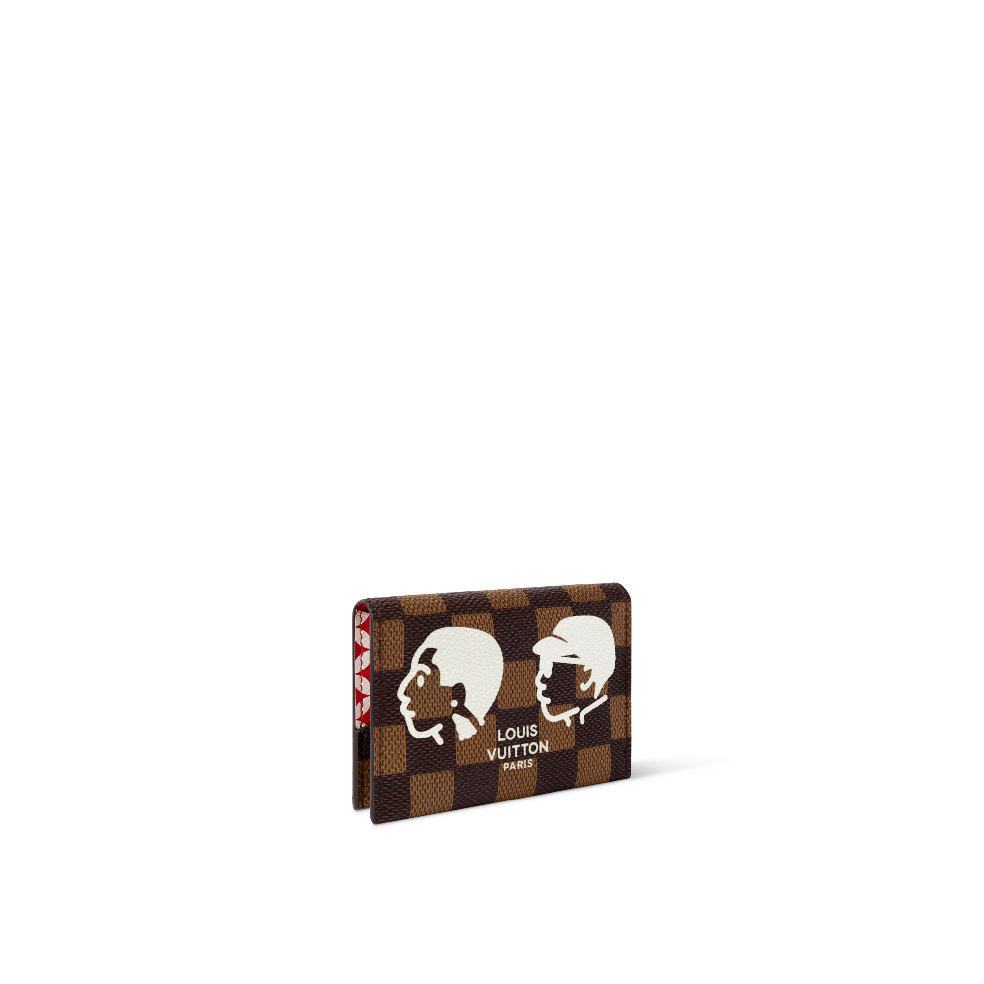 Slim 卡片套 Damier Ebène 帆布 in 時尚手袋及小型皮具