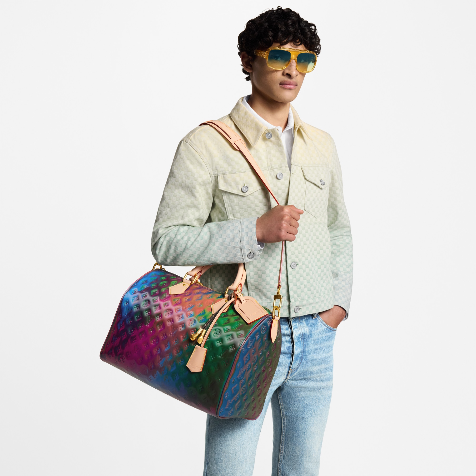 Speedy 40 Bandoulière Monogram Other Canvas in Bags and Small Leather Goods