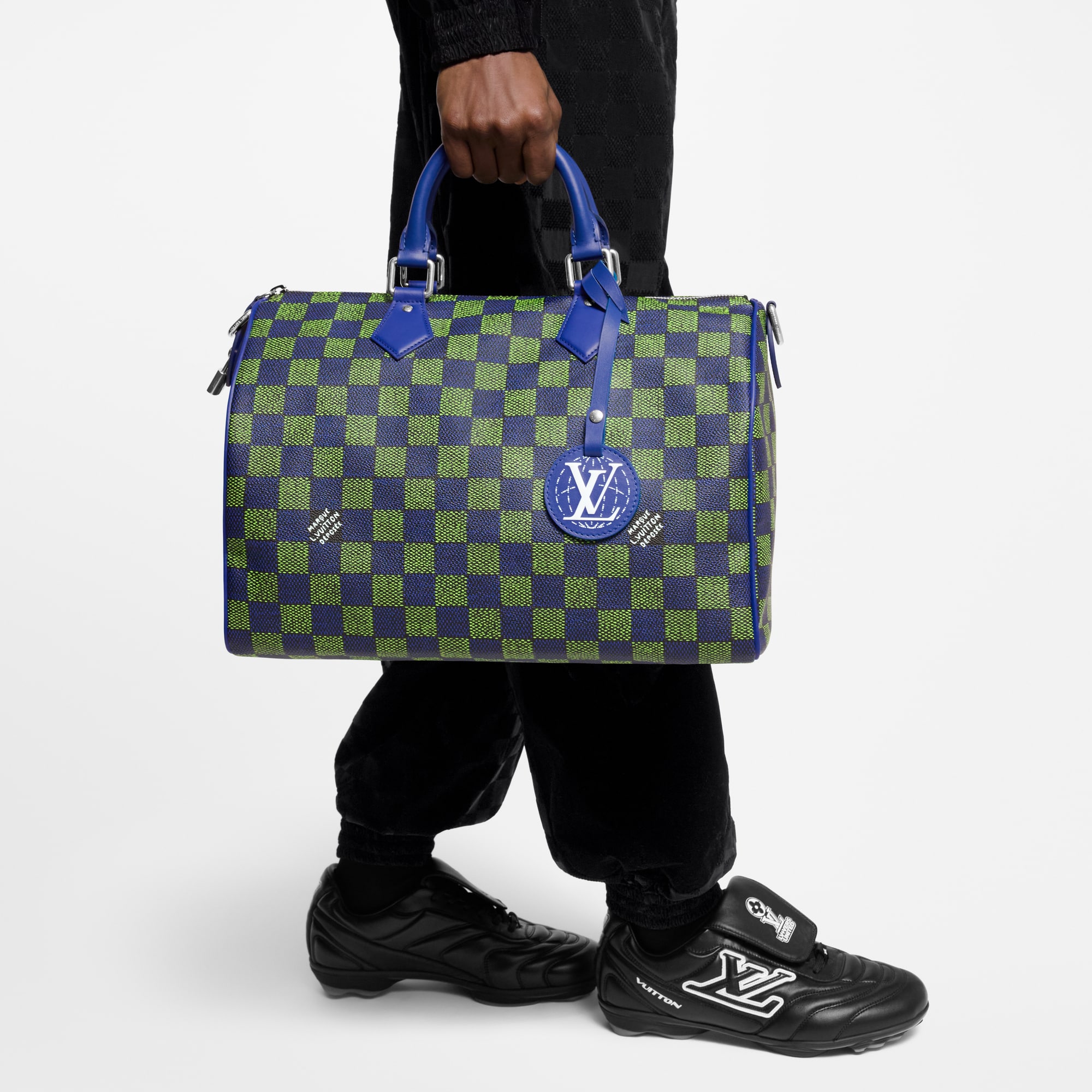 Speedy 40 Bandoulière Other Damier Canvas in Bags and Small Leather Goods