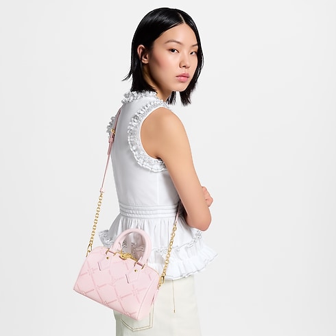 Speedy Bandoulière 20 Monogram Empreinte Leather in Bags and Small Leather Goods's Women Bags LV Icons collections by Louis Vuitton (Product zoom)