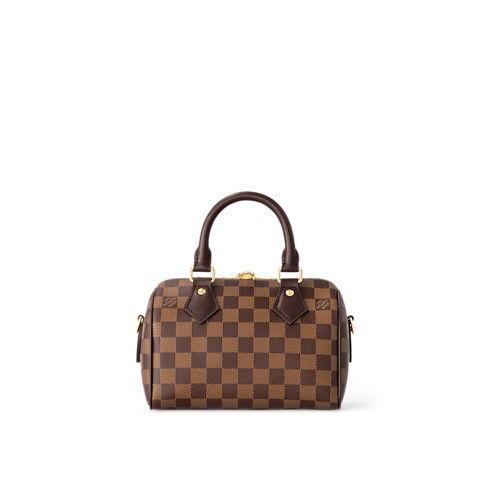Speedy Bandoulière 20 Damier Ebène Canvas in Bags and Small Leather Goods's Women Bags LV Icons collections by Louis Vuitton (Product zoom)