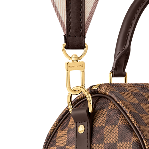 Speedy Bandoulière 20 Damier Ebène Canvas in Bags and Small Leather Goods's Women Bags LV Icons collections by Louis Vuitton (Product zoom)