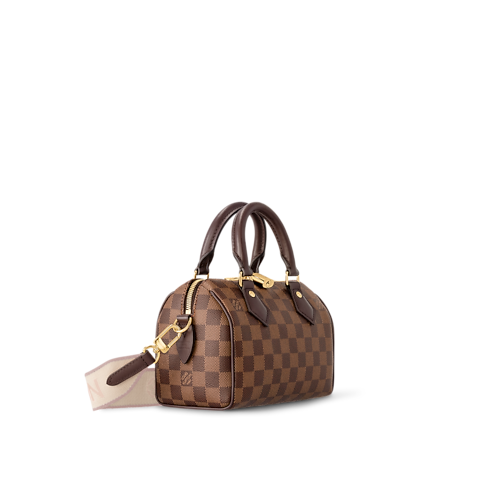 Speedy Bandoulière 20 Damier Ebène Canvas in Bags and Small Leather Goods's Women Bags LV Icons collections by Louis Vuitton (Product zoom)
