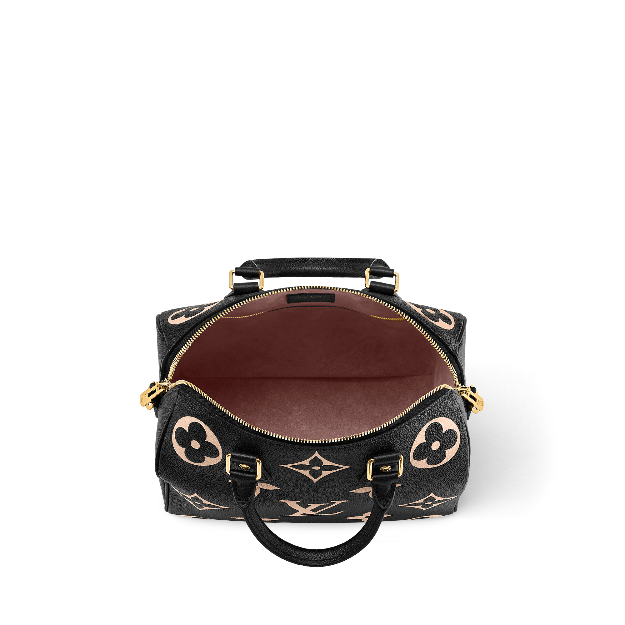 Speedy Bandoulière 25 Bicolor Monogram Empreinte Leather in Women