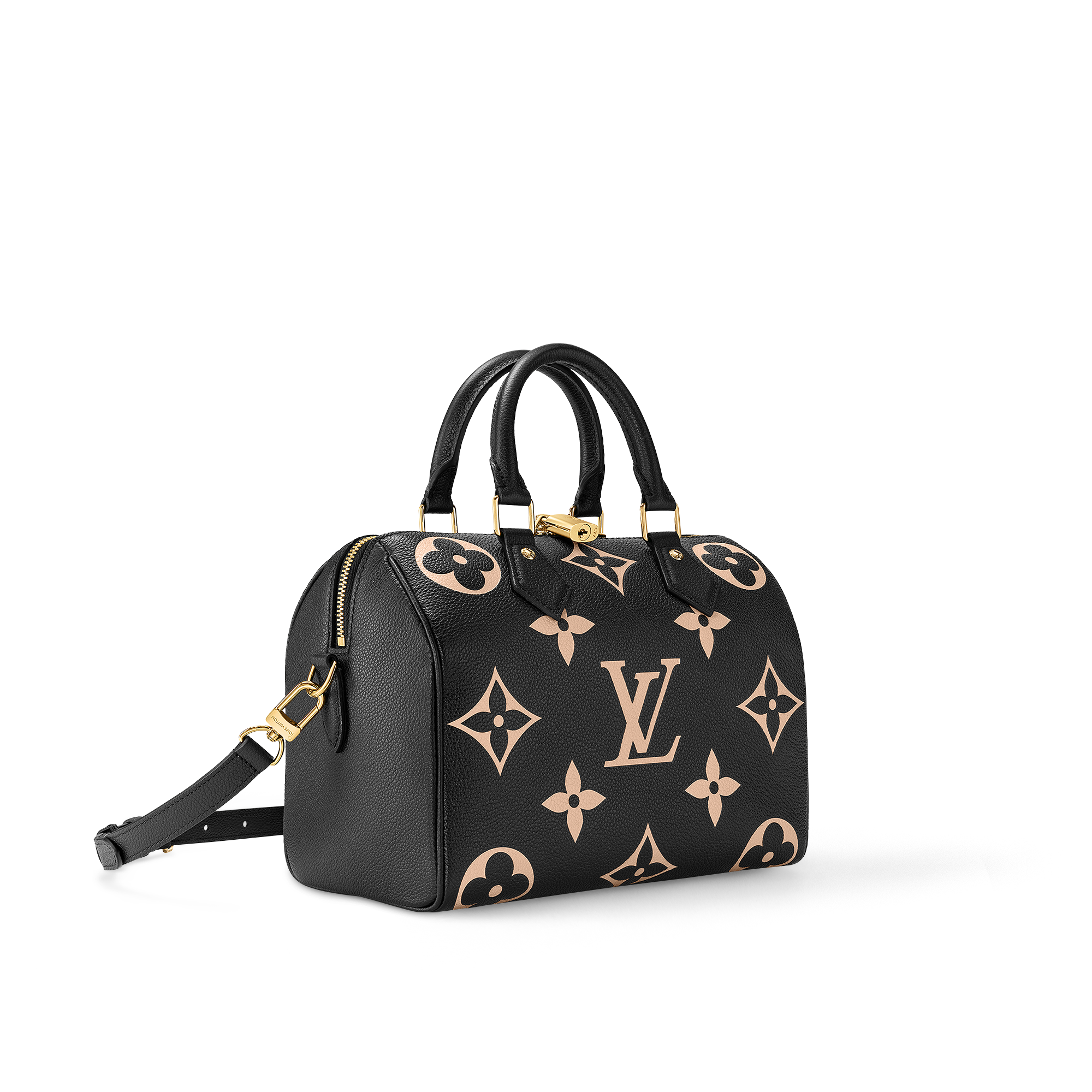 Speedy Bandoulière 25 Bicolor Monogram Empreinte Leather in Women