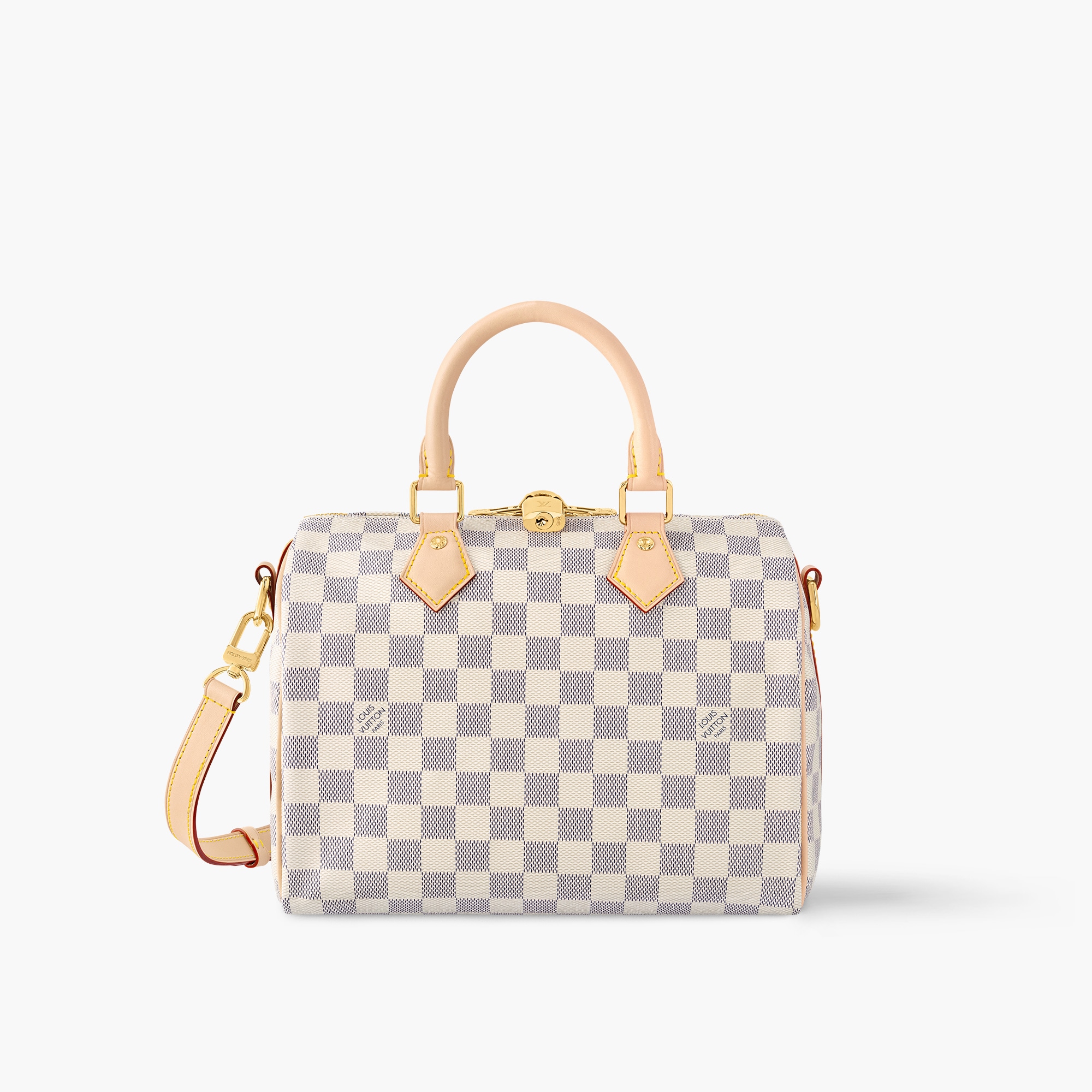 Speedy Bandoulière 25 Damier Azur Canvas Luxury Handbags