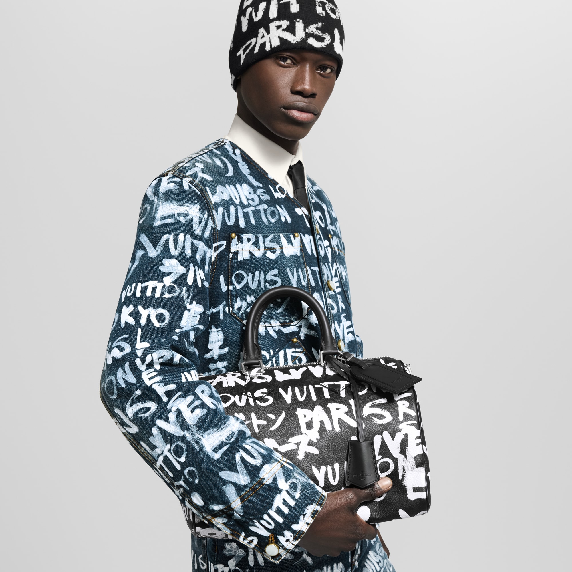 Speedy P9 Bandoulière 30 Scribble autres_cuirs_monogram in Men