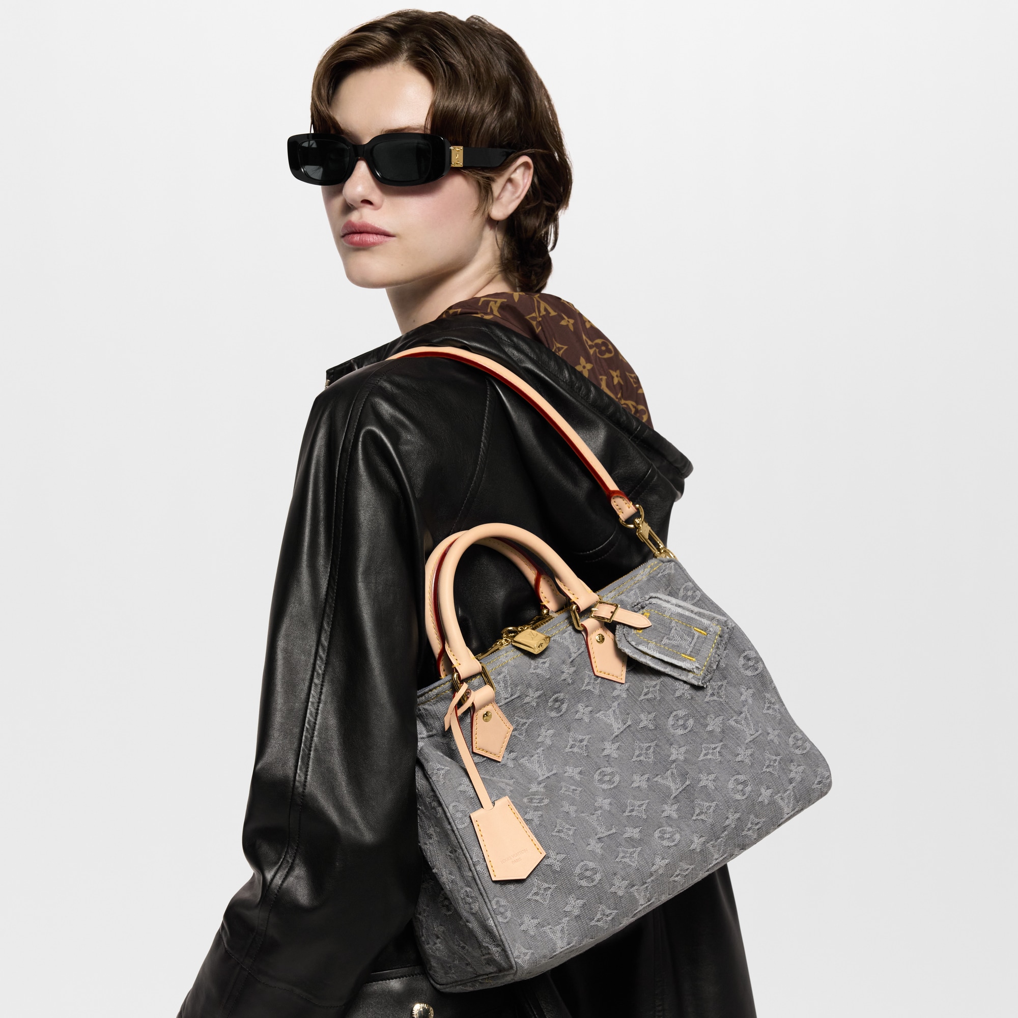 Speedy Soft 30 Monogram Denim in 時尚手袋及小型皮具