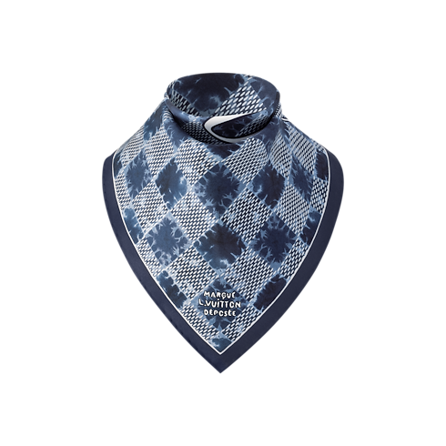 Splash Damier Silk Square . in Men's Accessories Silk and Bandanas collections by Louis Vuitton (Product zoom)