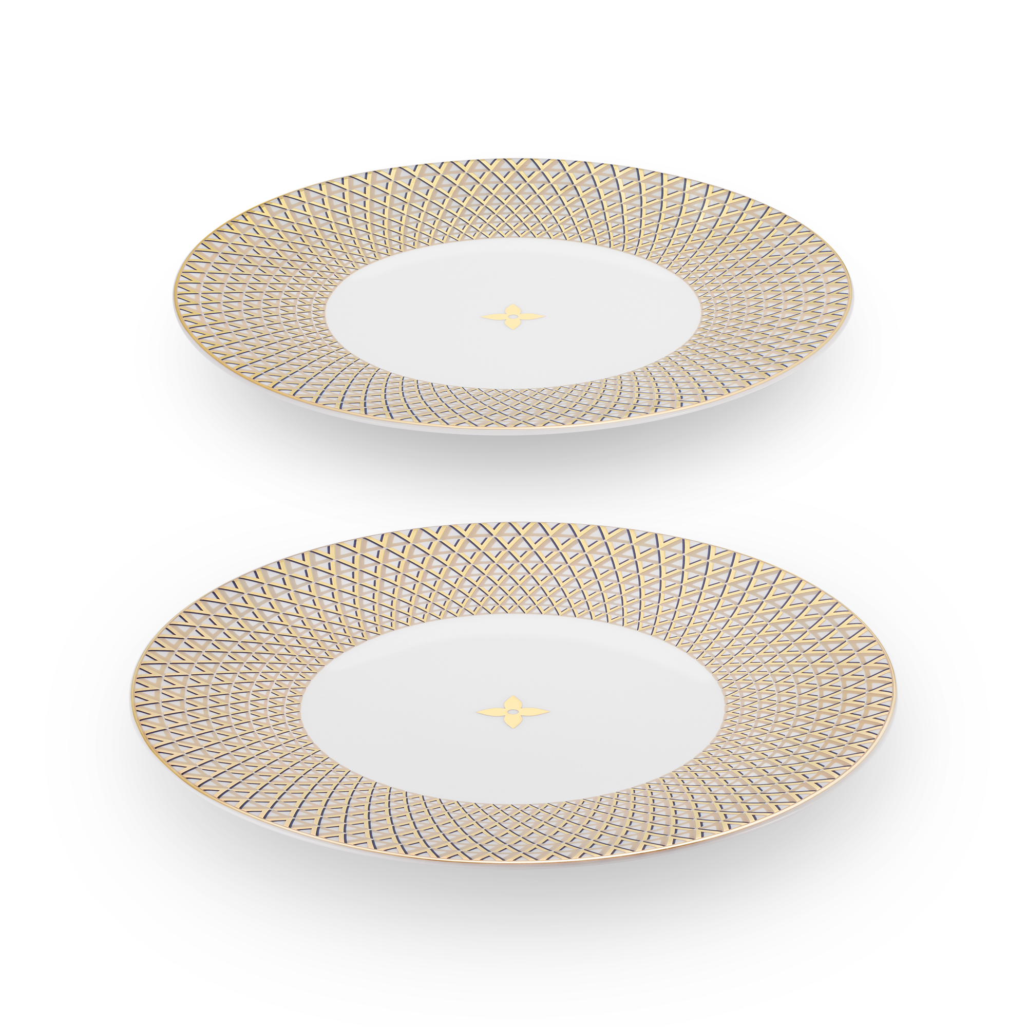 Splendor Set Of 2 Dessert Plates  in Trunks, Travel and Home