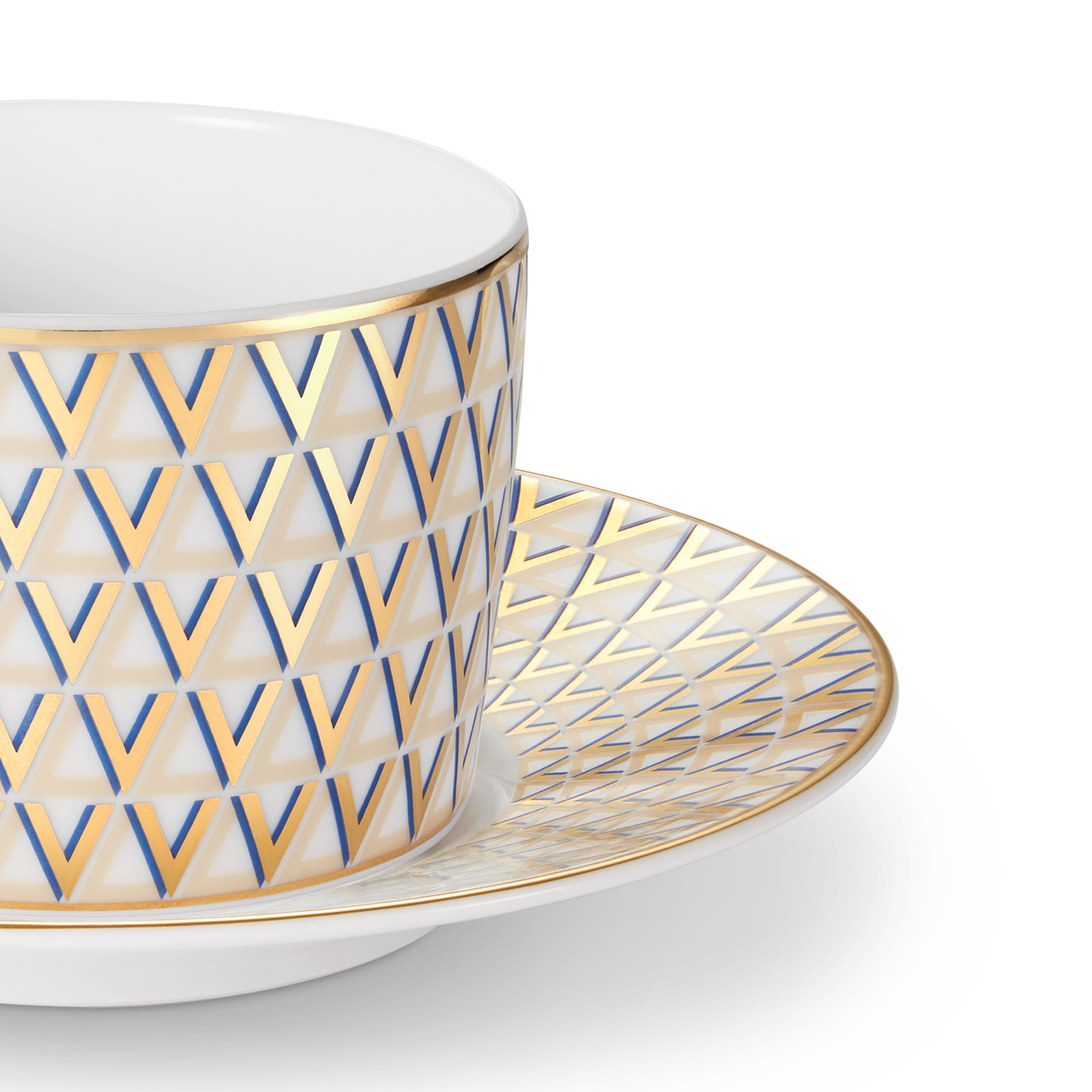 Splendor Set of 2 Teacups and Saucers  in Trunks, Travel and Home