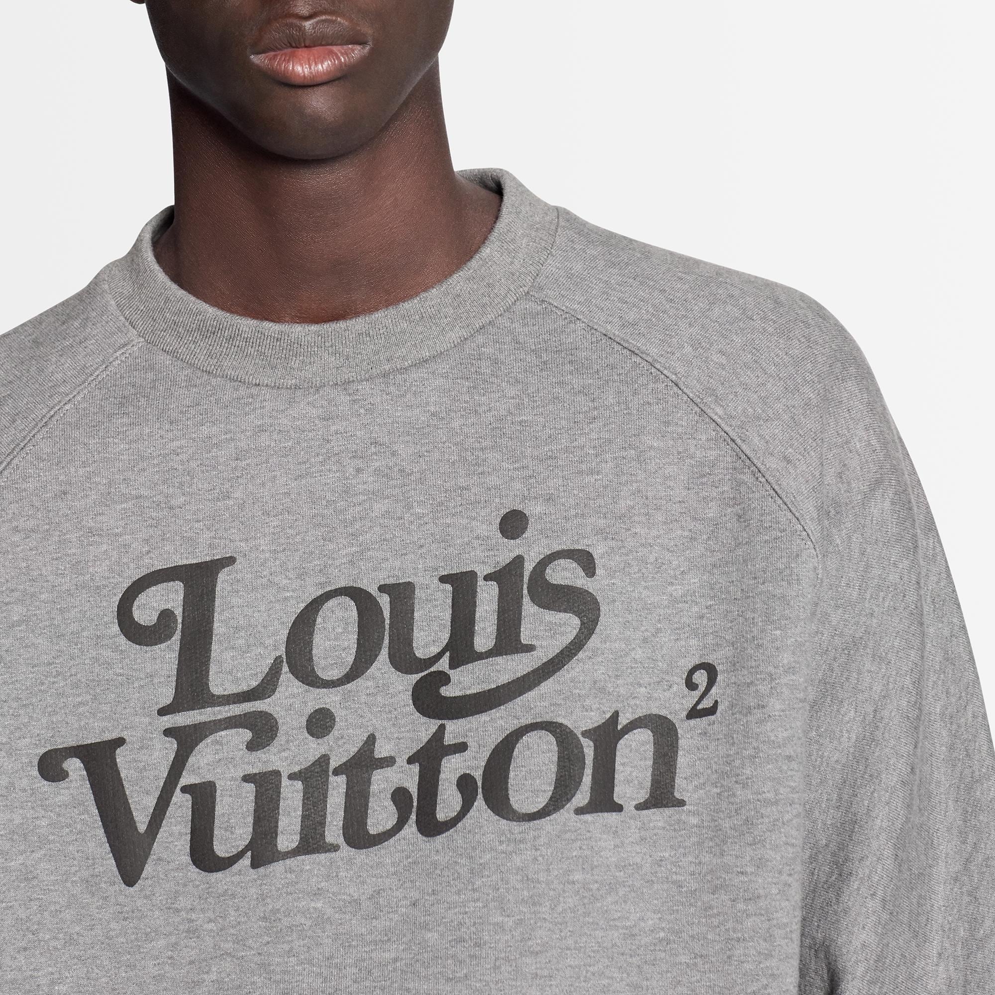louis vuitton white sweatshirt