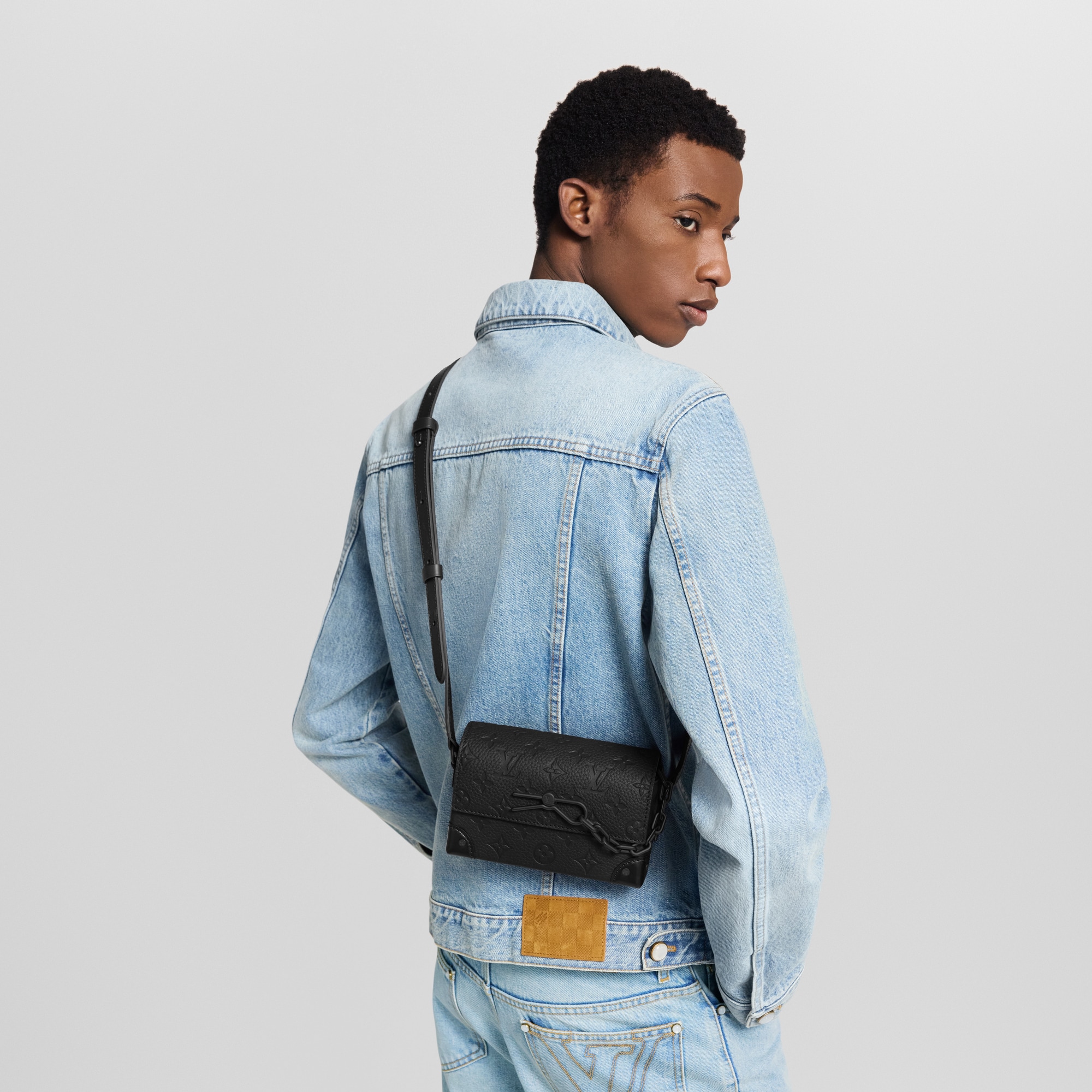 Steamer Wearable Wallet Monogram Taurillon Leather in Men