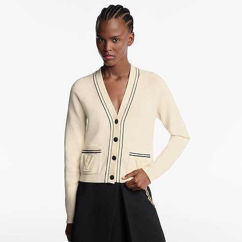 Stripe Accent Cardigan in Women's Ready to Wear Knitwear collections by Louis Vuitton (Product zoom)
